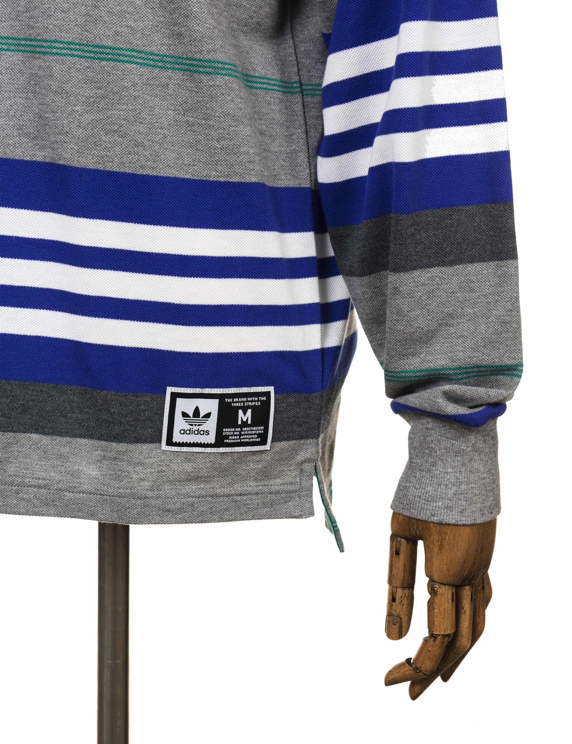L/S Cleveland Polo Shirt - Core Heather/Multi - Image 3