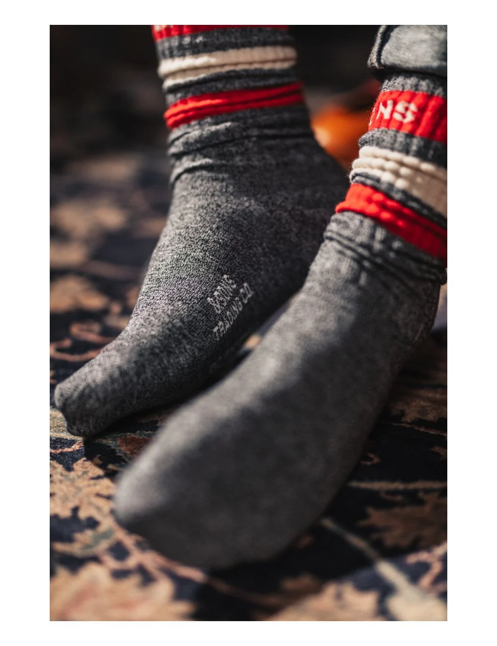&Sons Baseline Socks - Grey Heather - Image 5