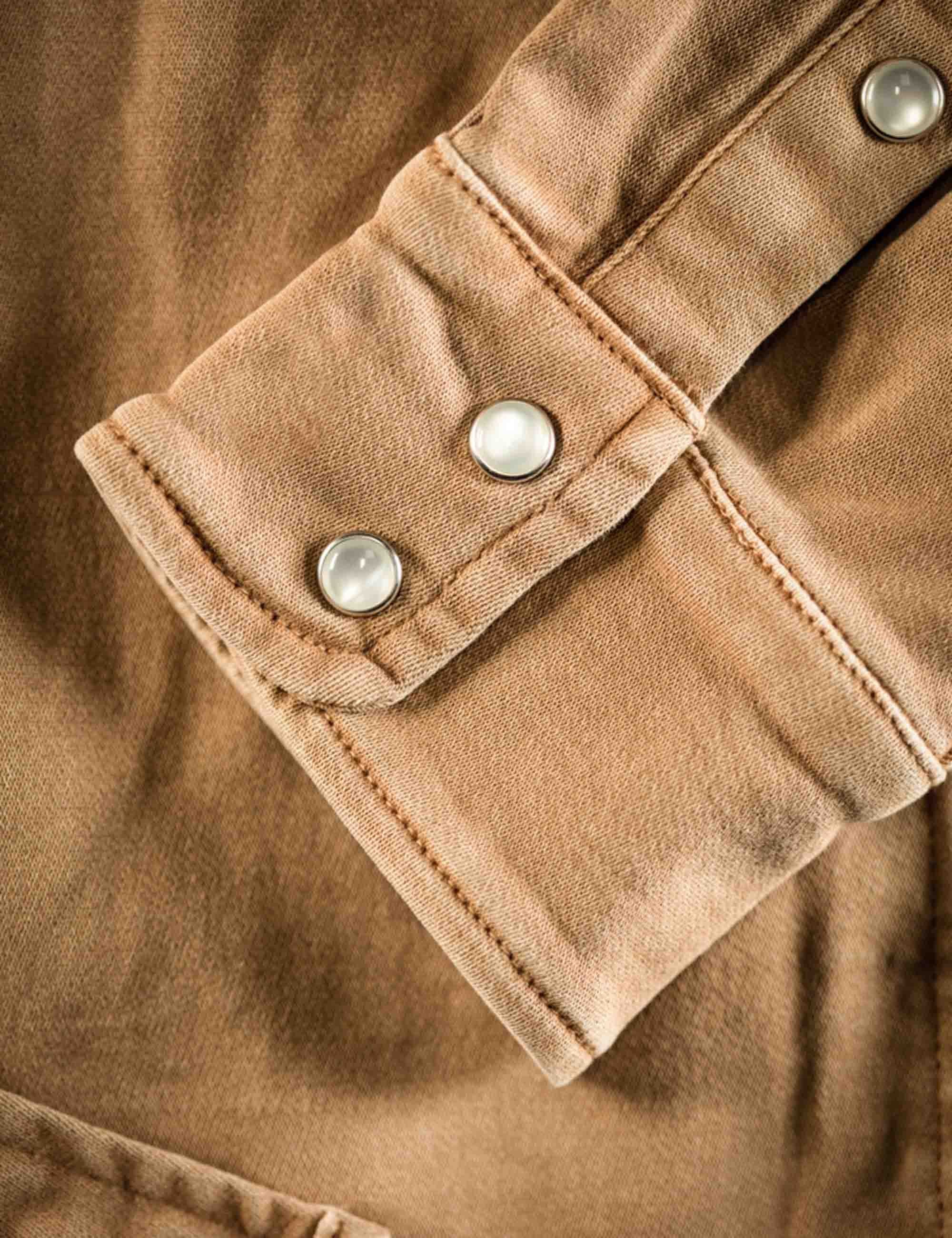 Sunday Shirt - Dark Tan - Image 5