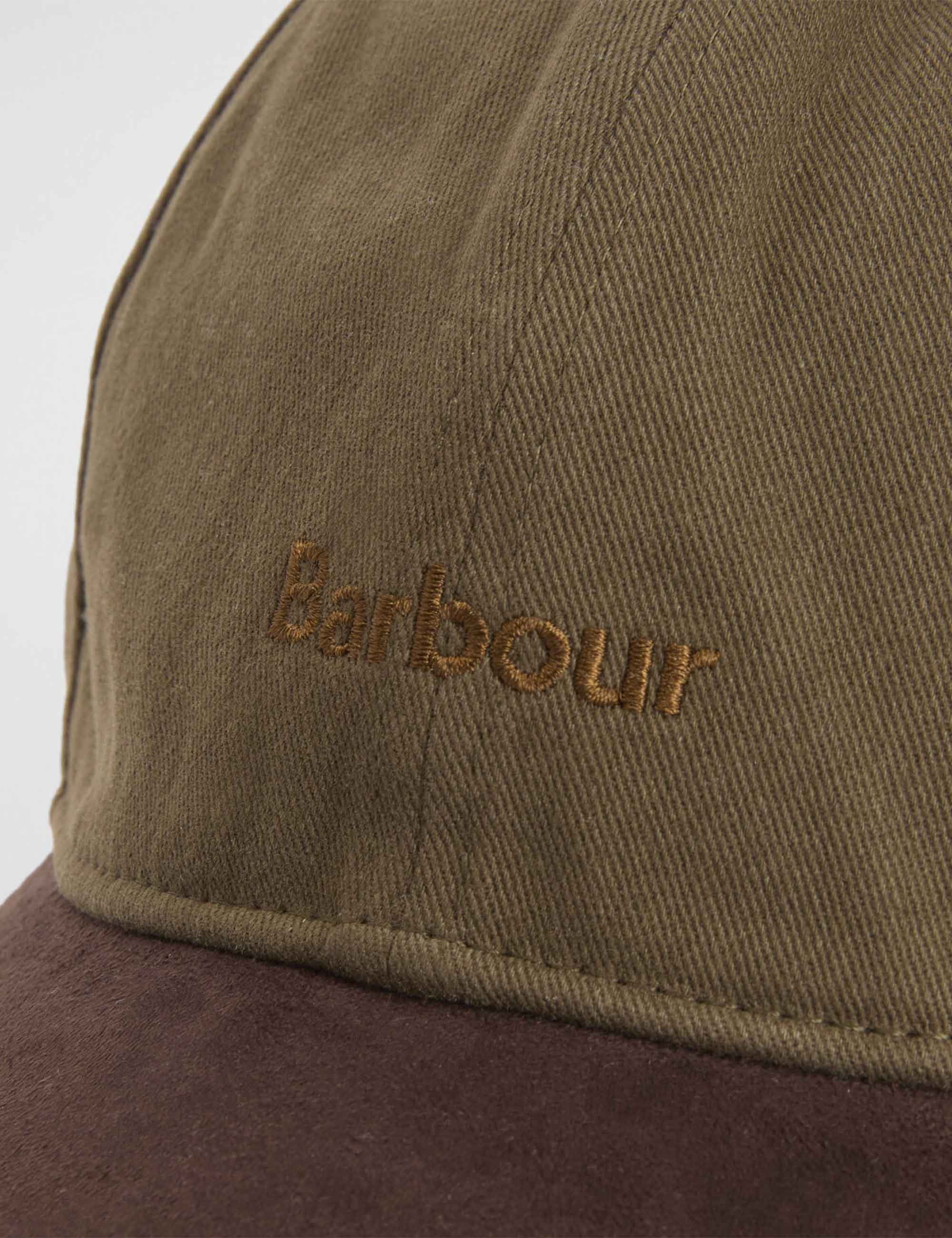 Langdale Sports Cap - Olive/Brown - Image 4