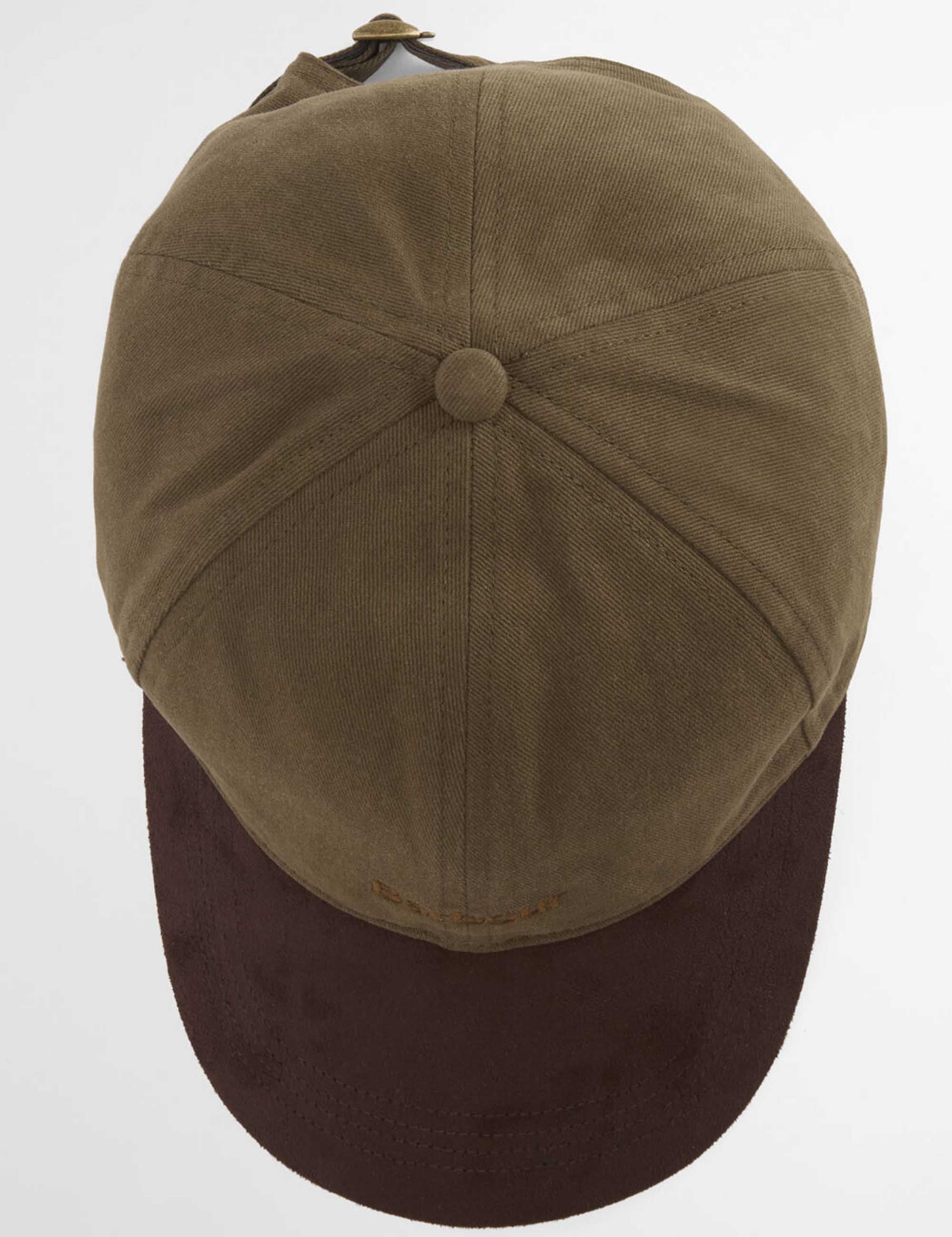 Langdale Sports Cap - Olive/Brown - Image 6
