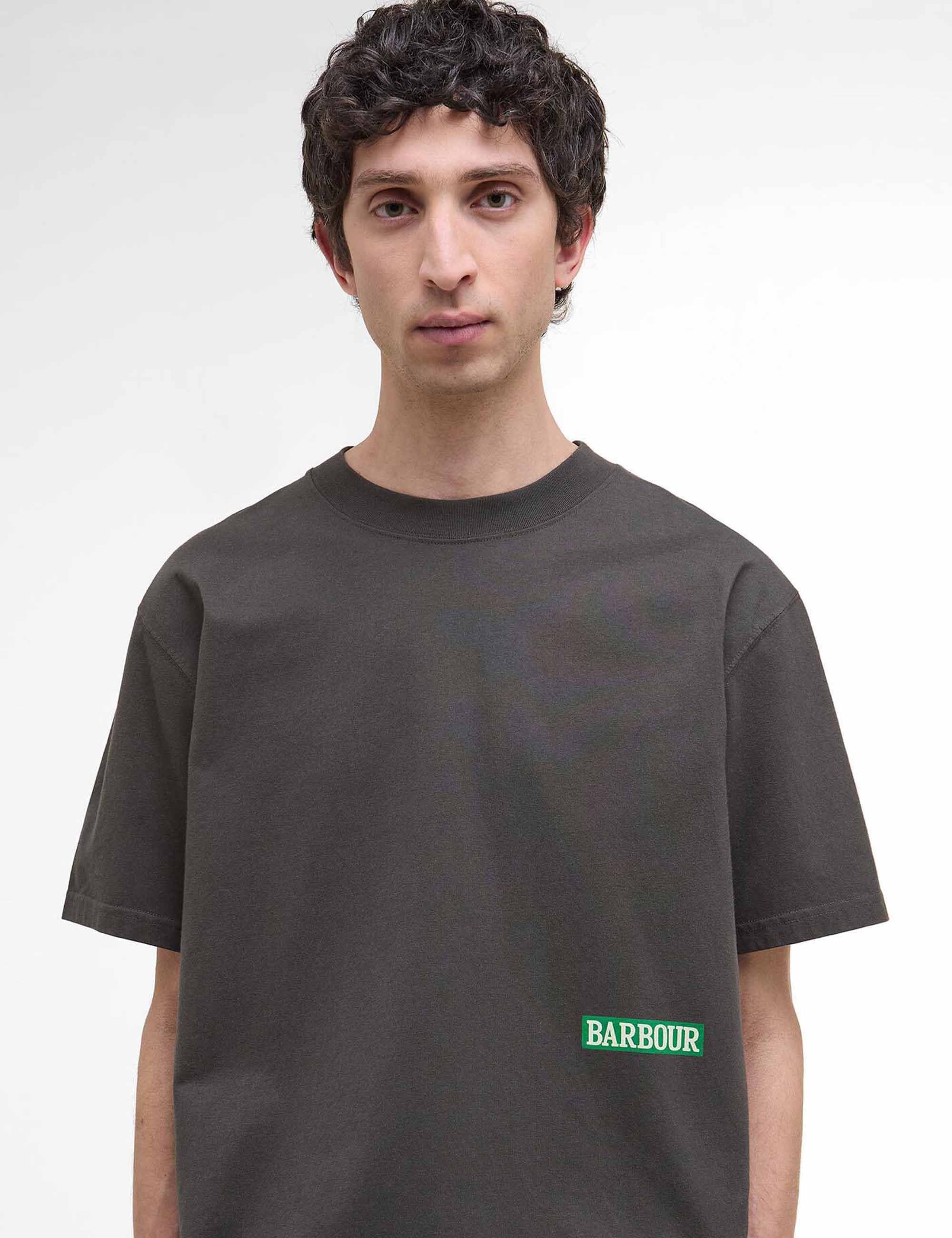 Mr Solway Oversized T-Shirt - Olive Ink - Image 3