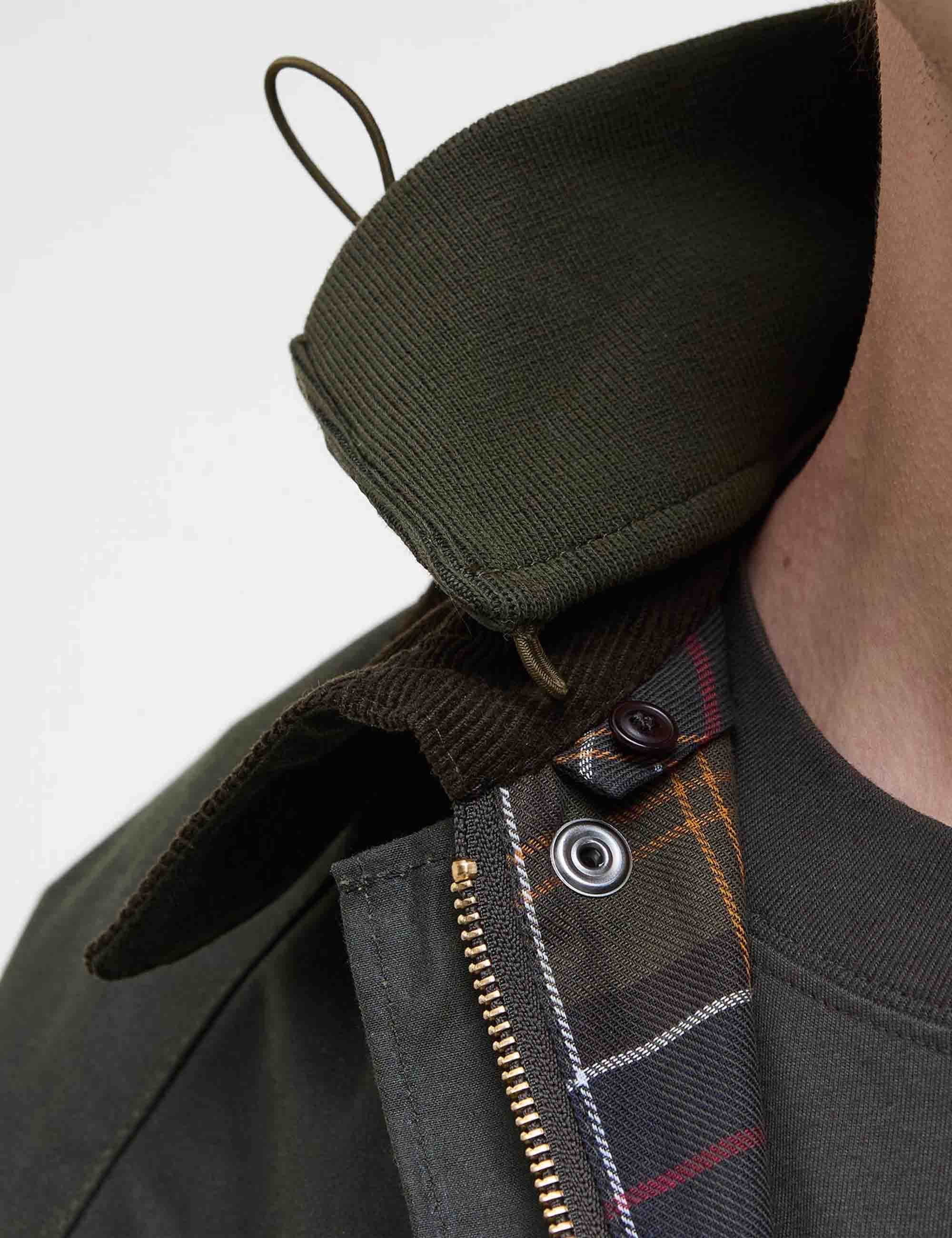Solway Modified Wax Jacket - Olive - Image 5