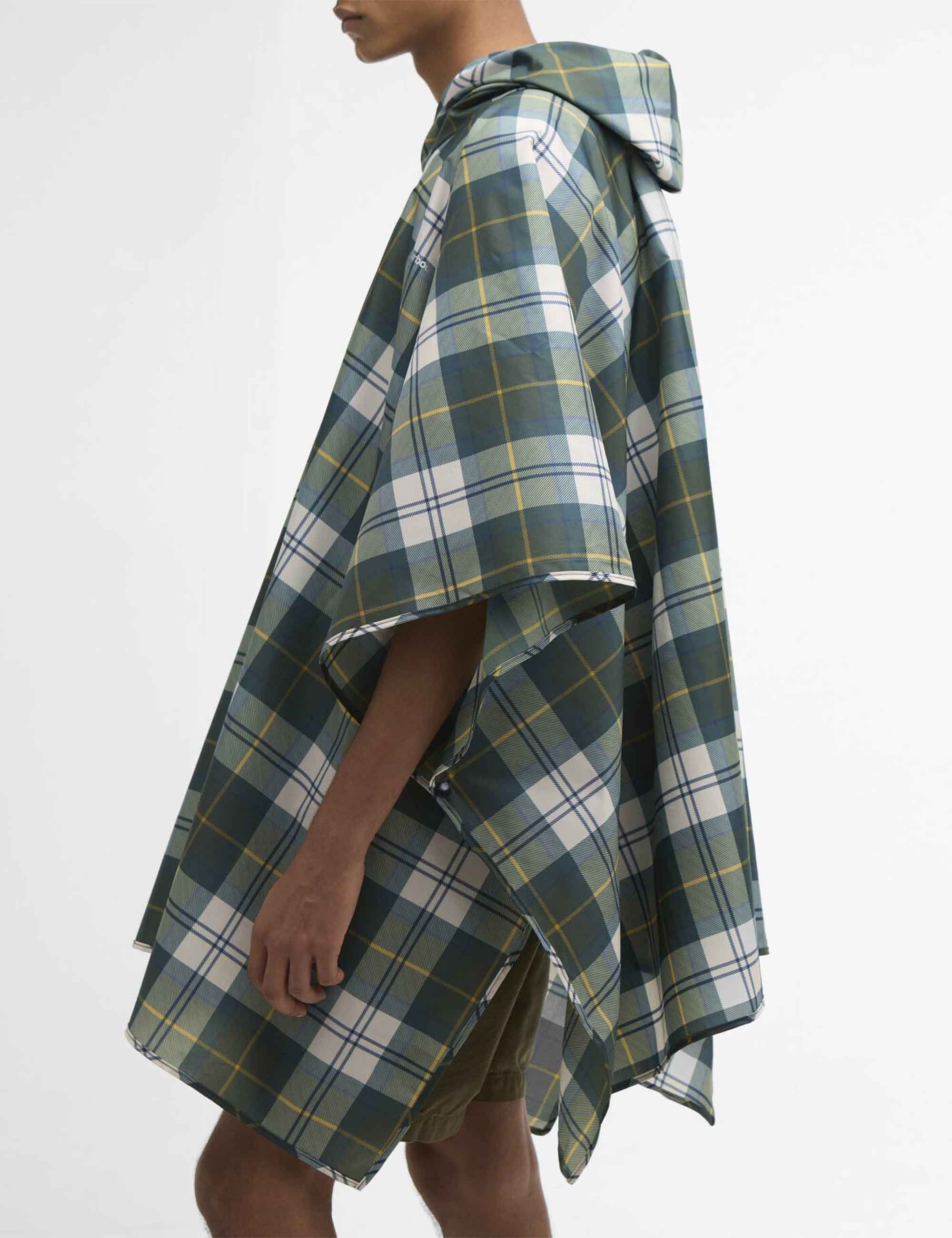 Tartan Showerproof Poncho - Ancient Tartan - Image 6