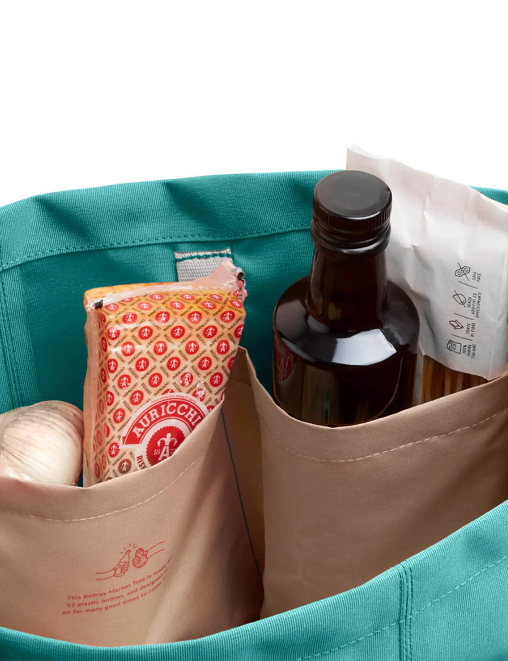 Market 15L Tote Bag - Teal - Image 6