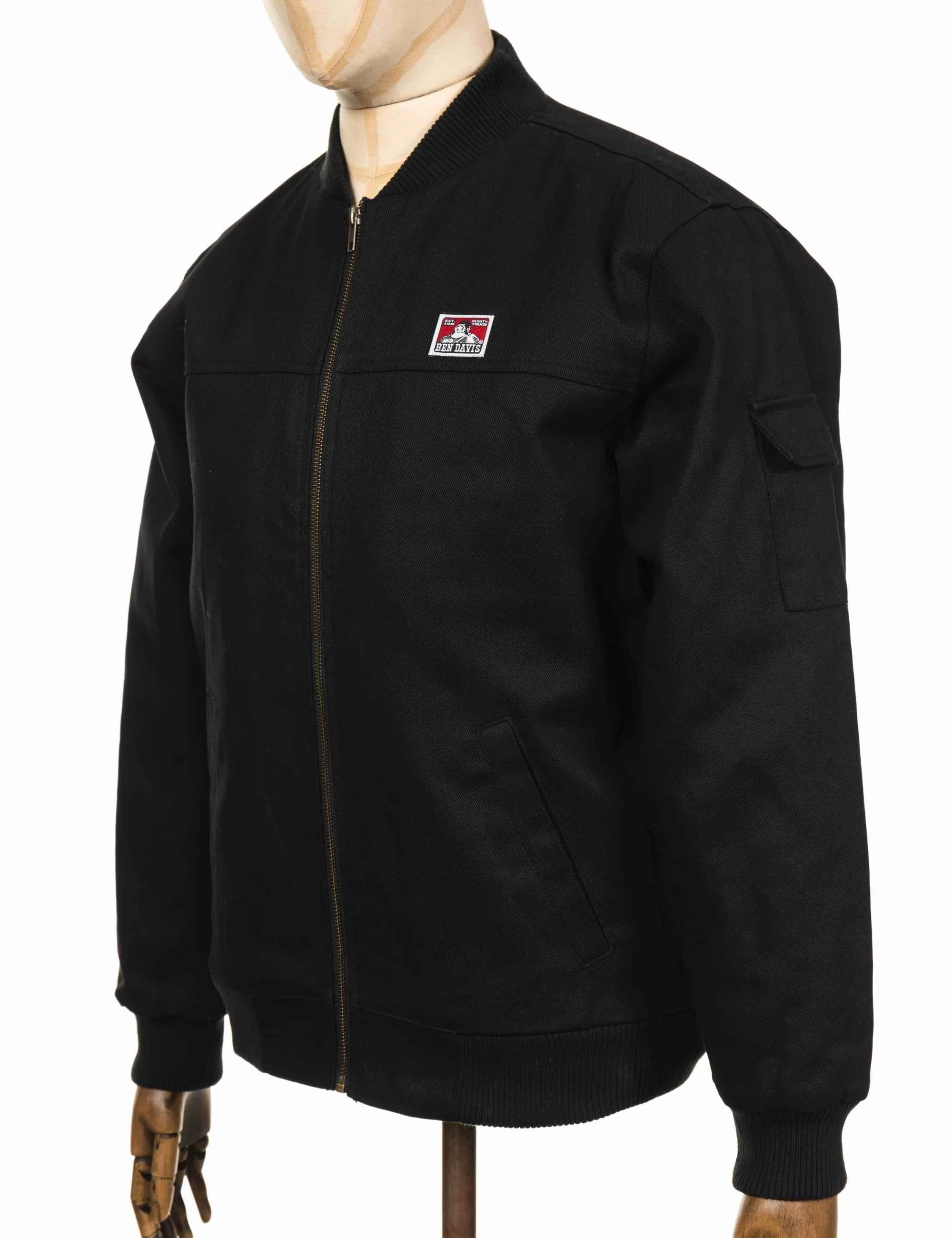 Bomber Jacket - Black - Image 4