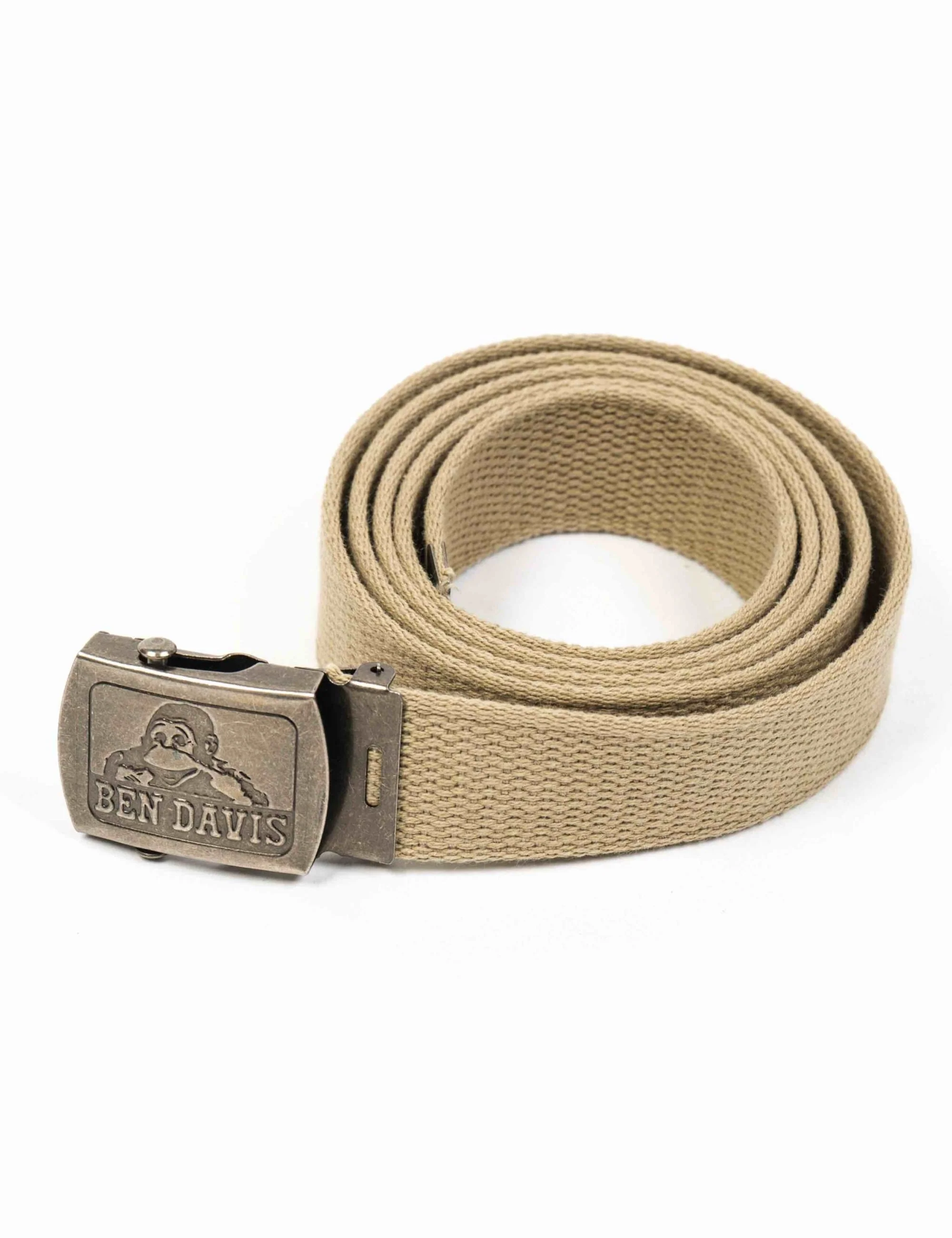 Classic Canvas Web Belt - Khaki