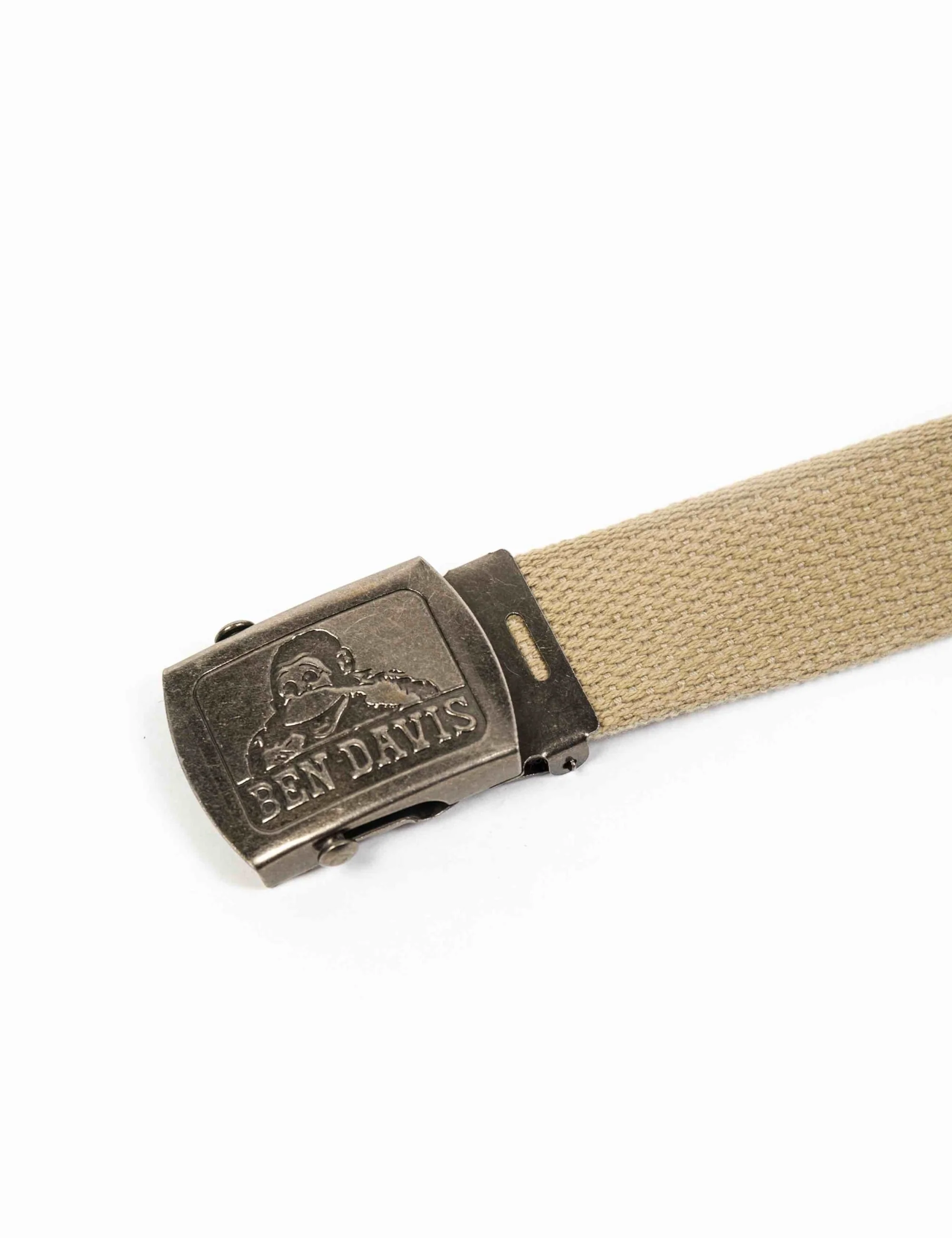 Classic Canvas Web Belt - Khaki - Image 2