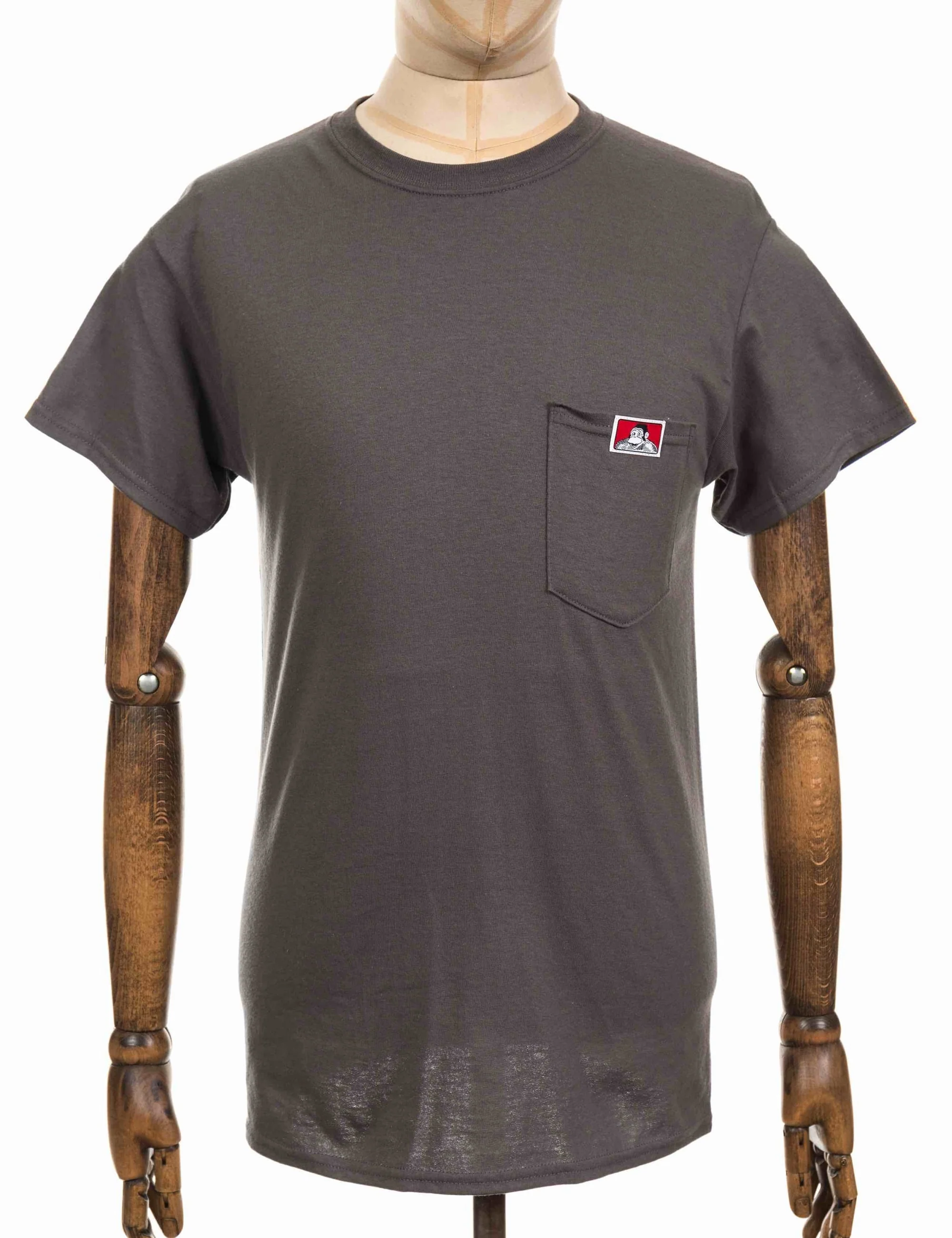 Classic Patch Logo Pocket T-Shirt - Charcoal
