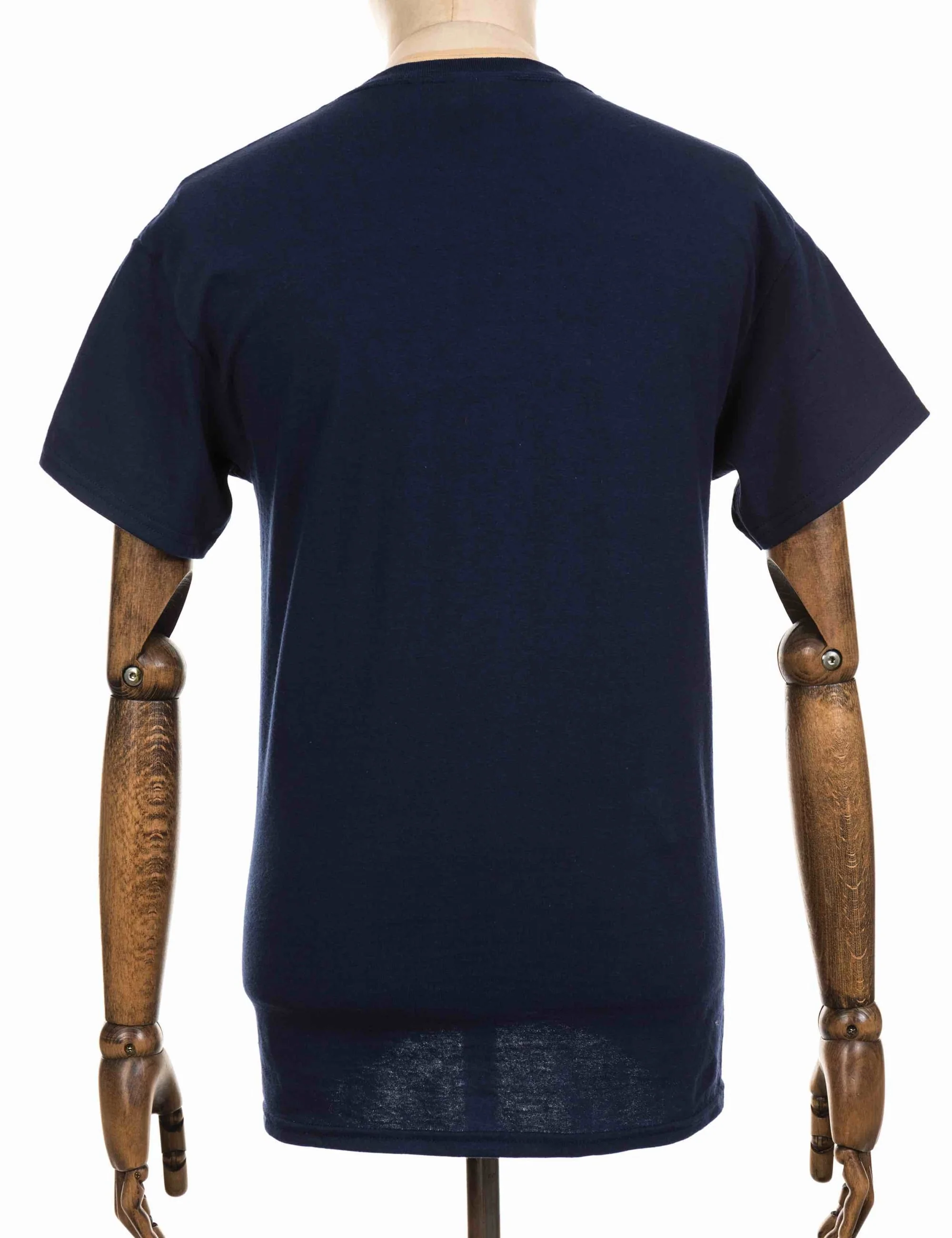 Classic Patch Logo Pocket T-Shirt - Navy - Image 2