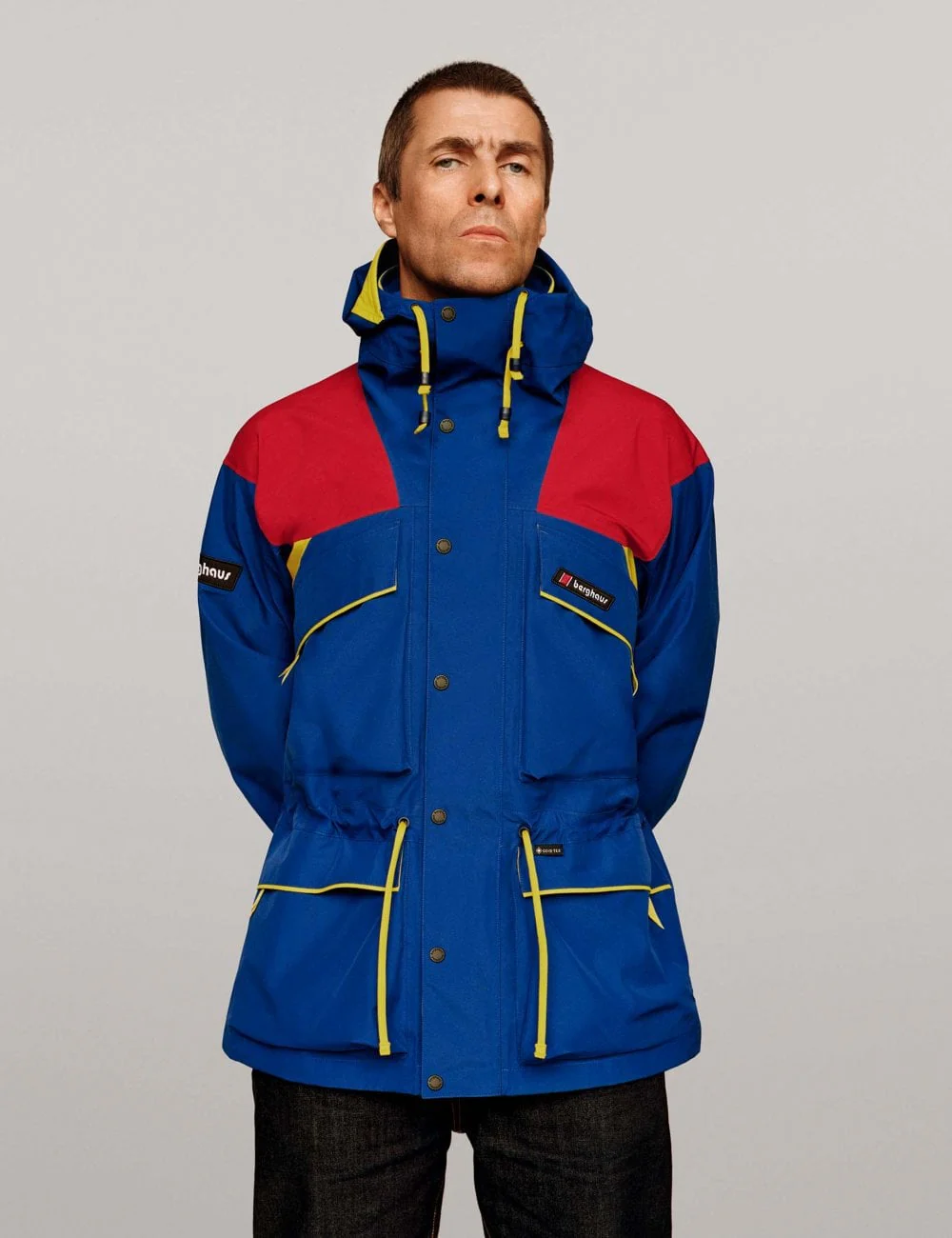 Trango Gore-Tex Waterproof Jacket - Blue/Red - Image 2