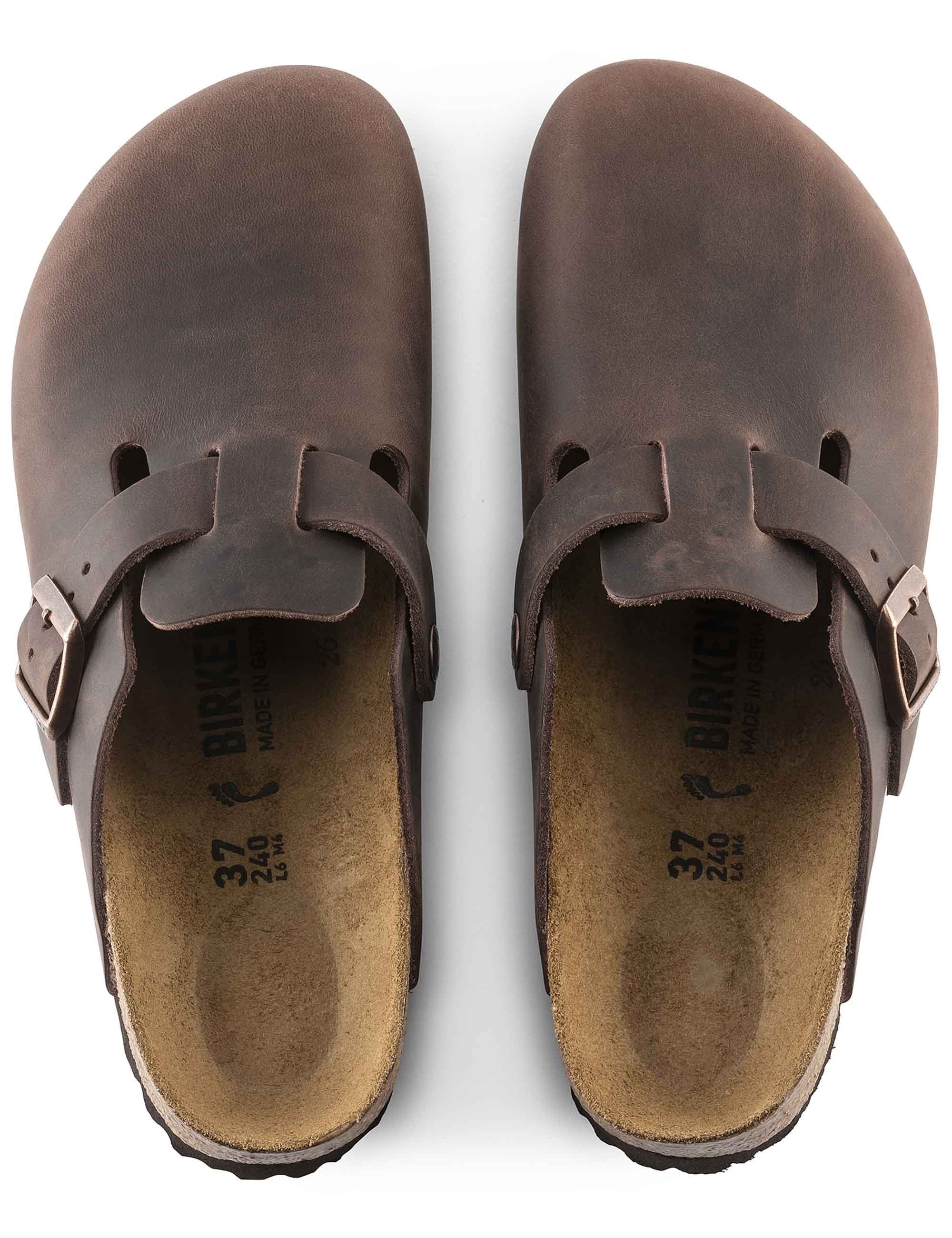 Boston Leather Mules - Oiled Habana Brown (Regular Fit) - Image 3