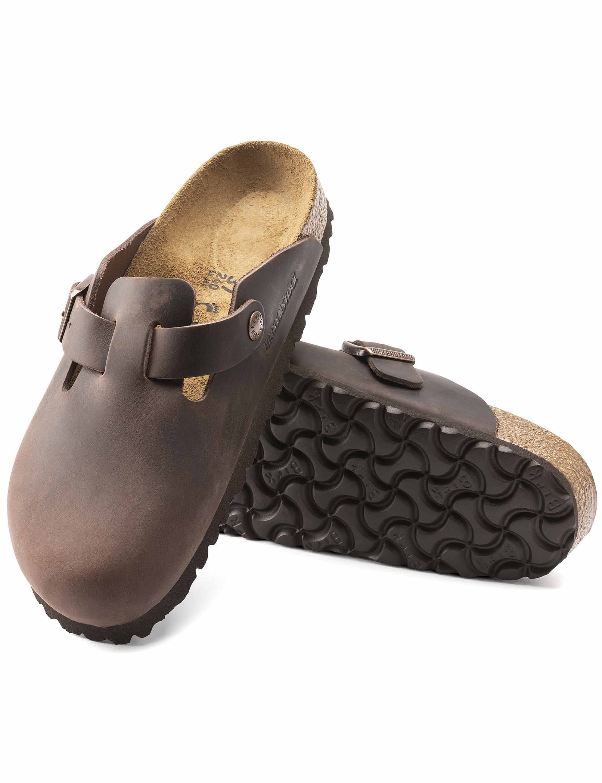 Boston Leather Mules - Oiled Habana Brown (Regular Fit) - Image 5