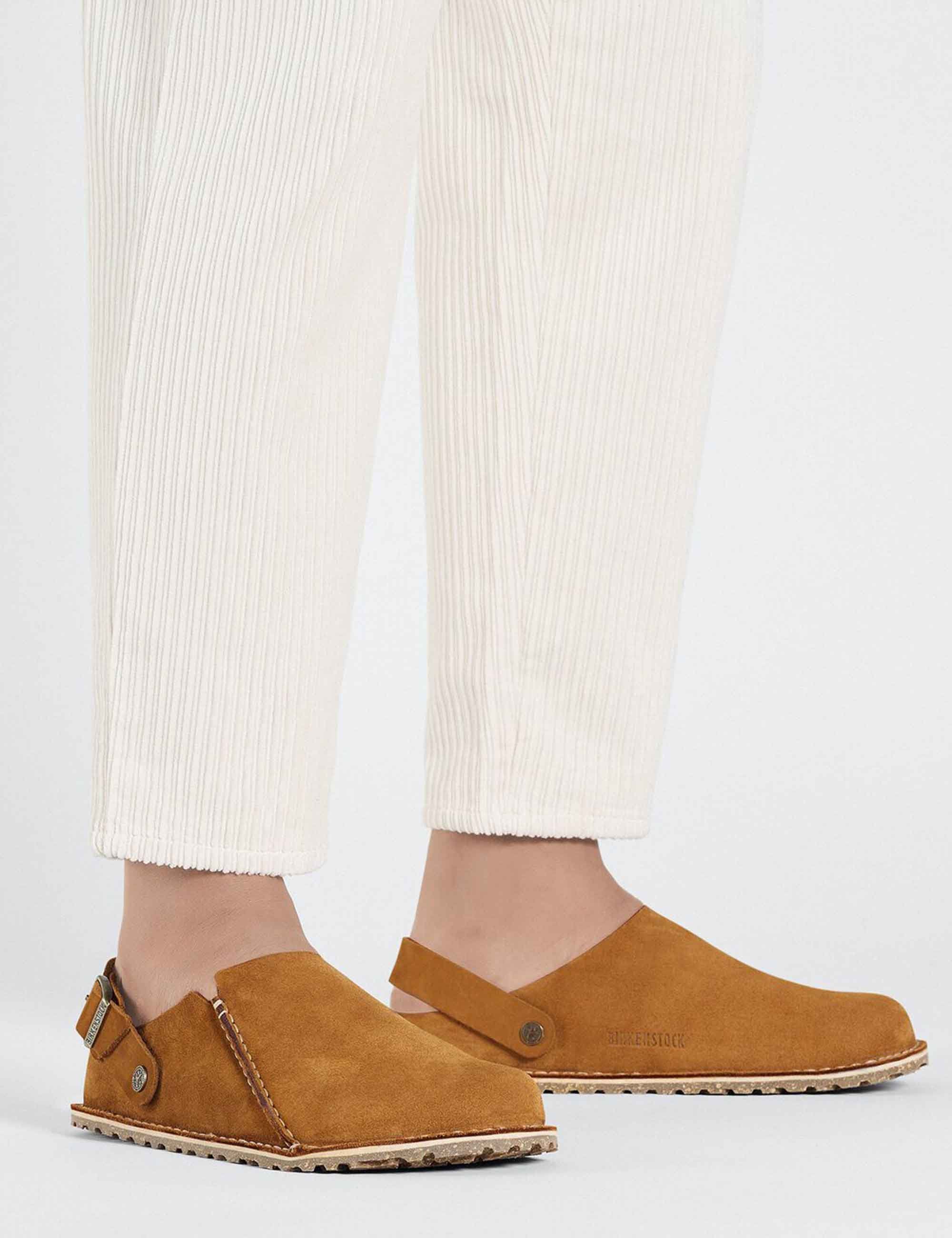 Lutry Suede Mules - Mink (Regular Fit) - Image 2