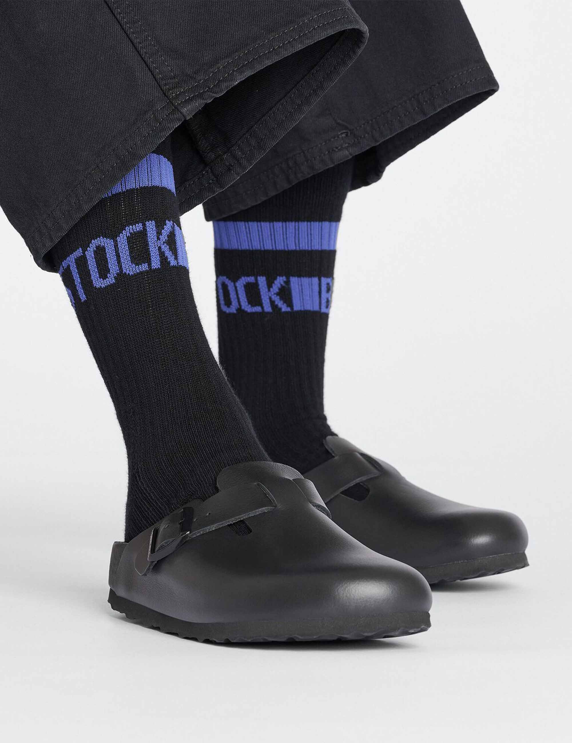 Tennis Crew Socks - Black - Image 2