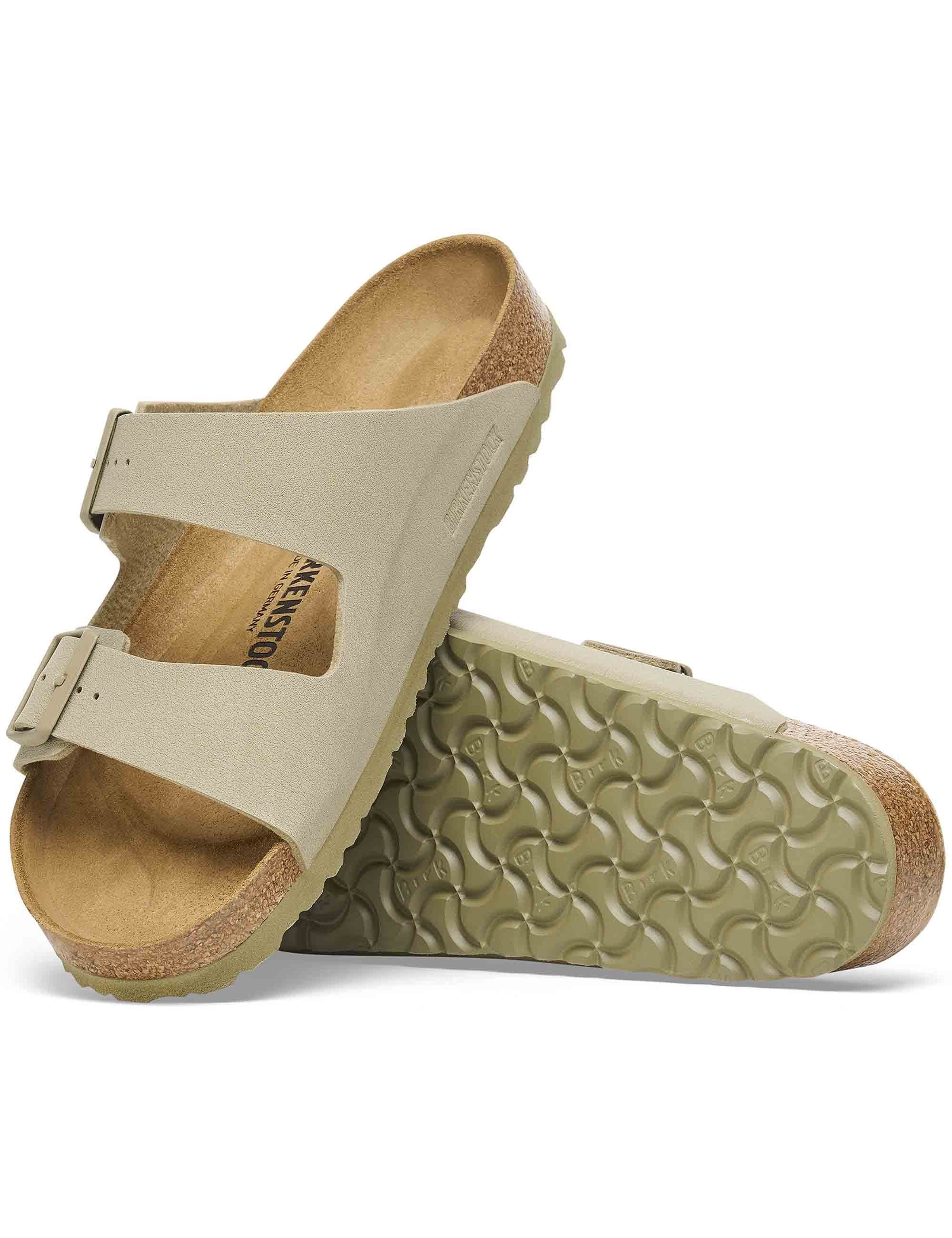 Women's Arizona Birko-Flor Sandals - Faded Khaki (Narrow Fit) - Image 3