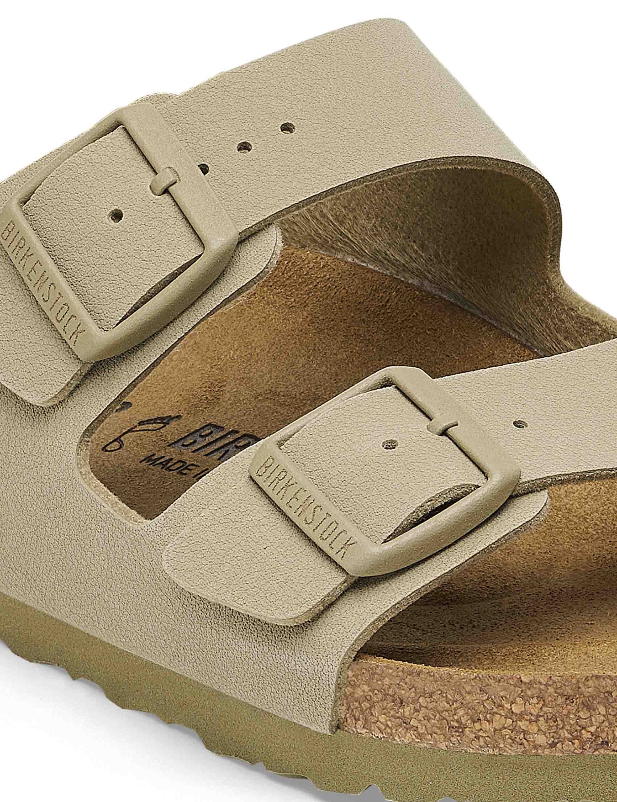 Women's Arizona Birko-Flor Sandals - Faded Khaki (Narrow Fit) - Image 5