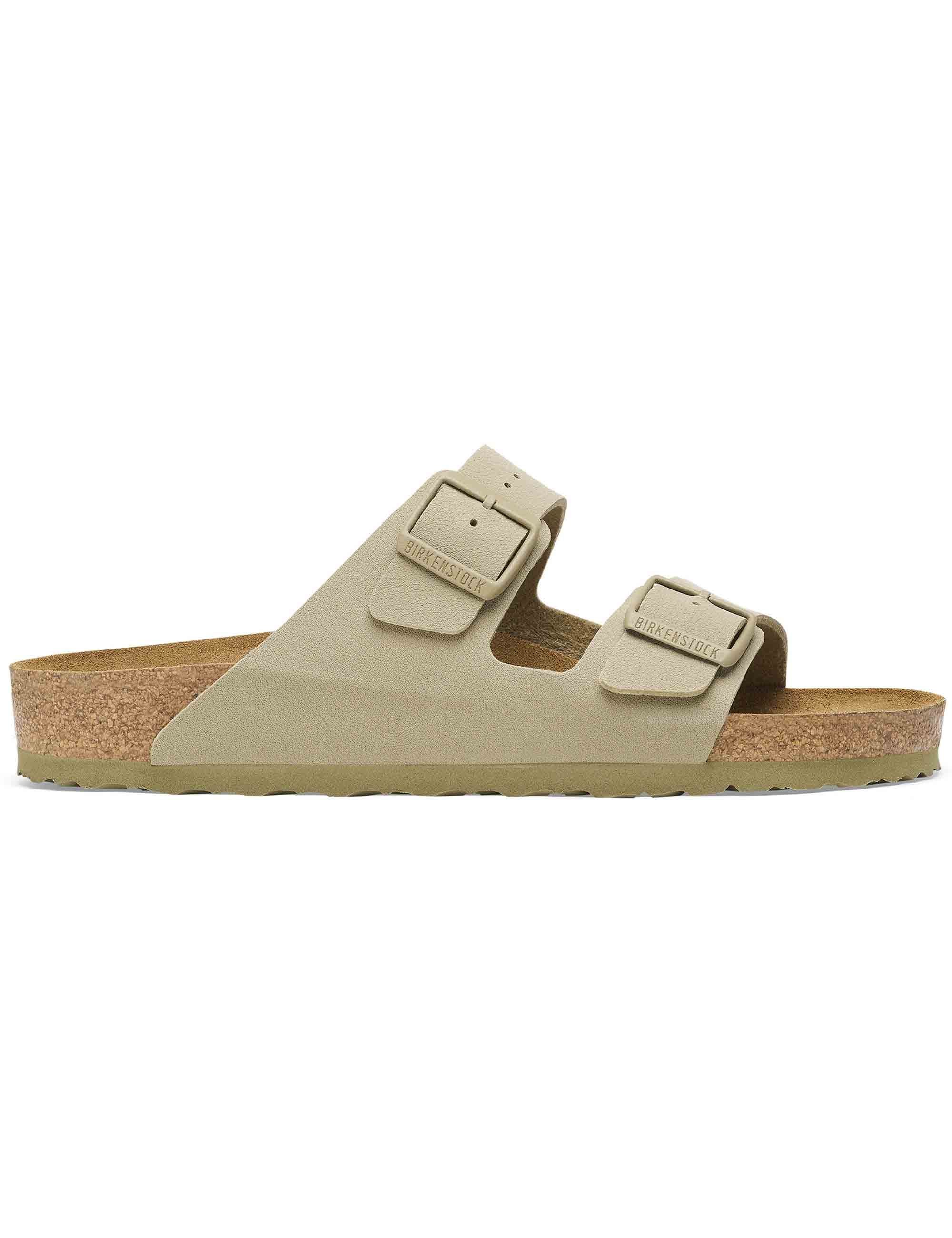 Women's Arizona Birko-Flor Sandals - Faded Khaki (Narrow Fit) - Image 6