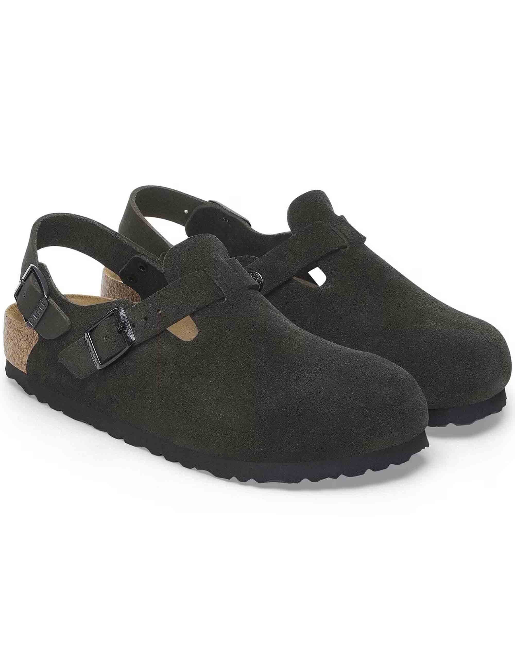 Women's Tokio Suede Mules - Black (Narrow Fit) - Image 3