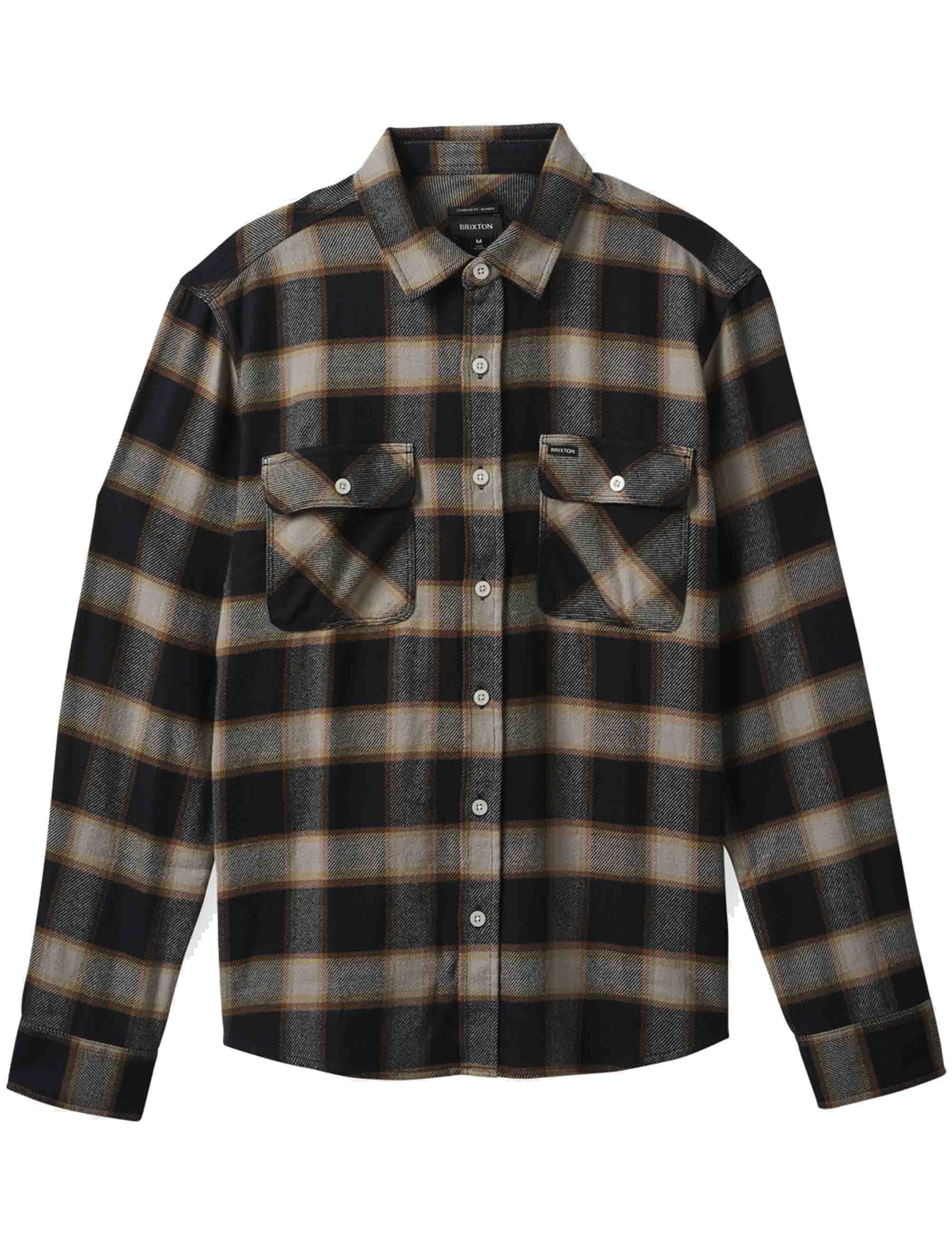 20th Anniversary Bowery Flannel Shirt - Black/Cream