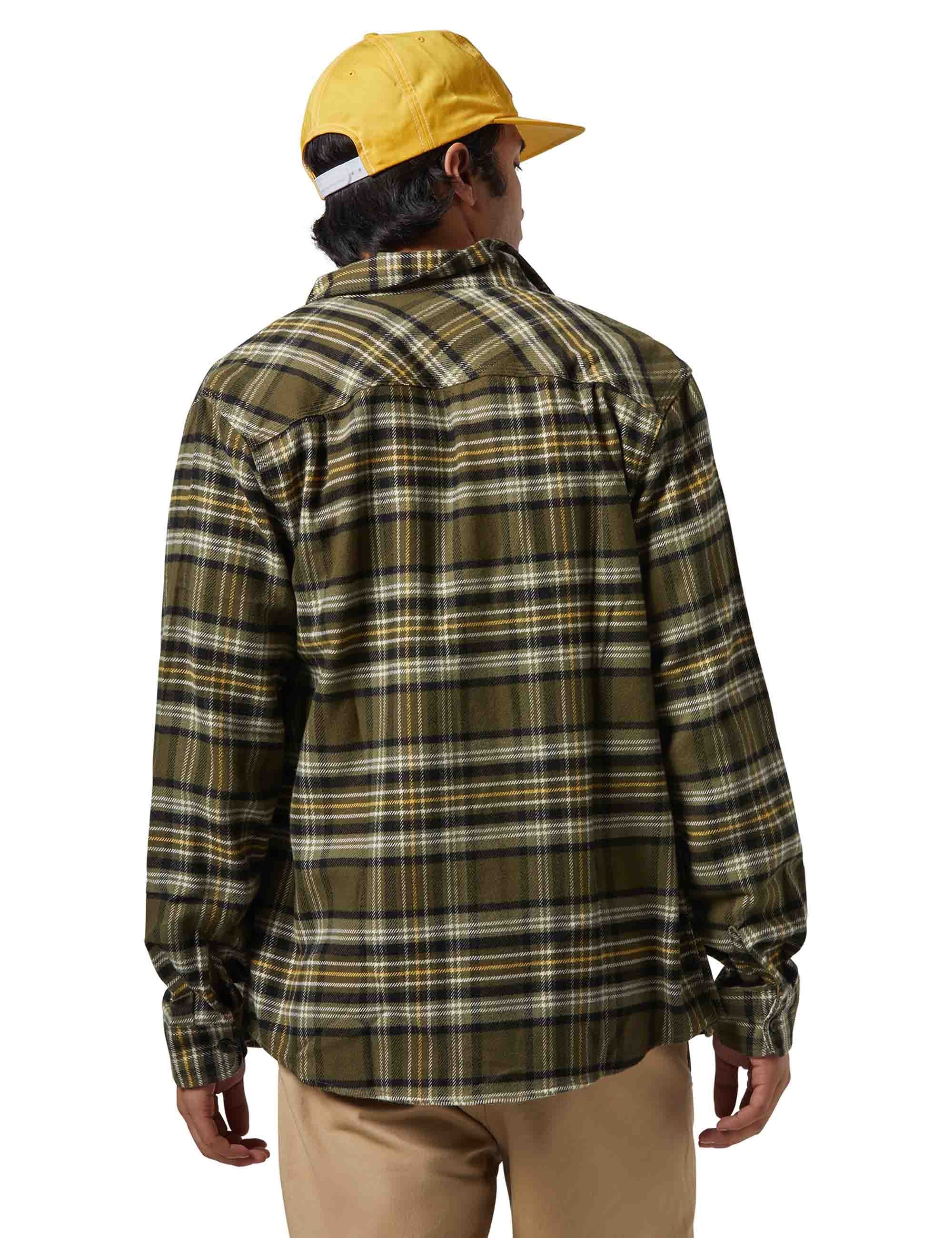 Bowery Flannel Shirt - Ivy Green/Olive Surplus/Black - Image 3