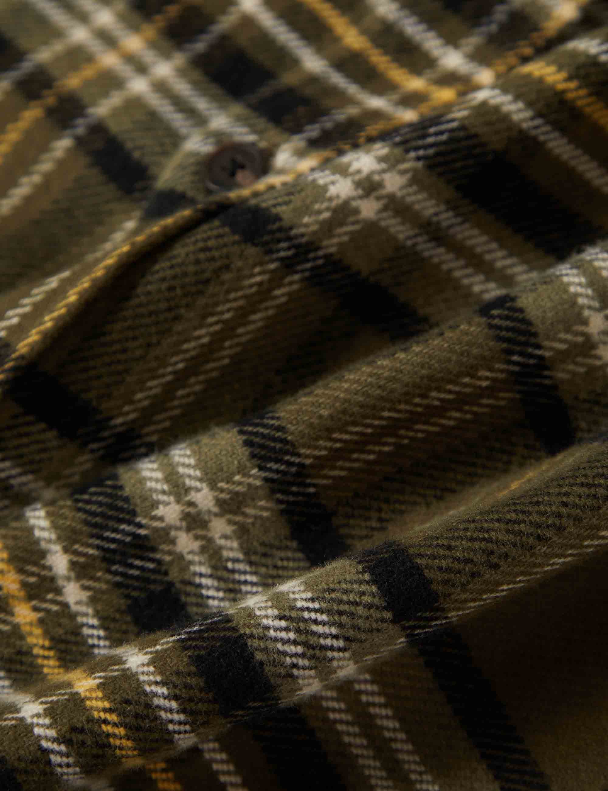 Bowery Flannel Shirt - Ivy Green/Olive Surplus/Black - Image 6