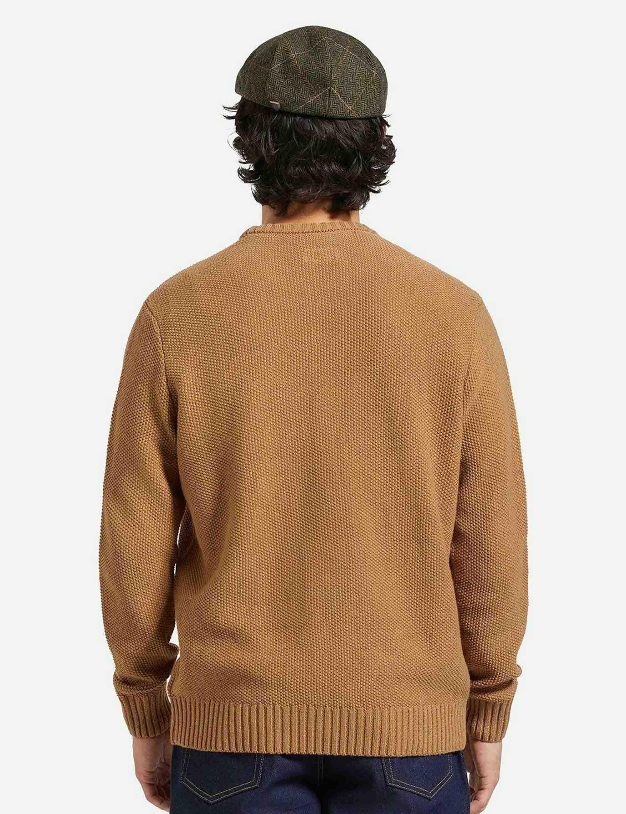 Jaques Waffle Knit Sweater - Tiger's Eye - Image 3