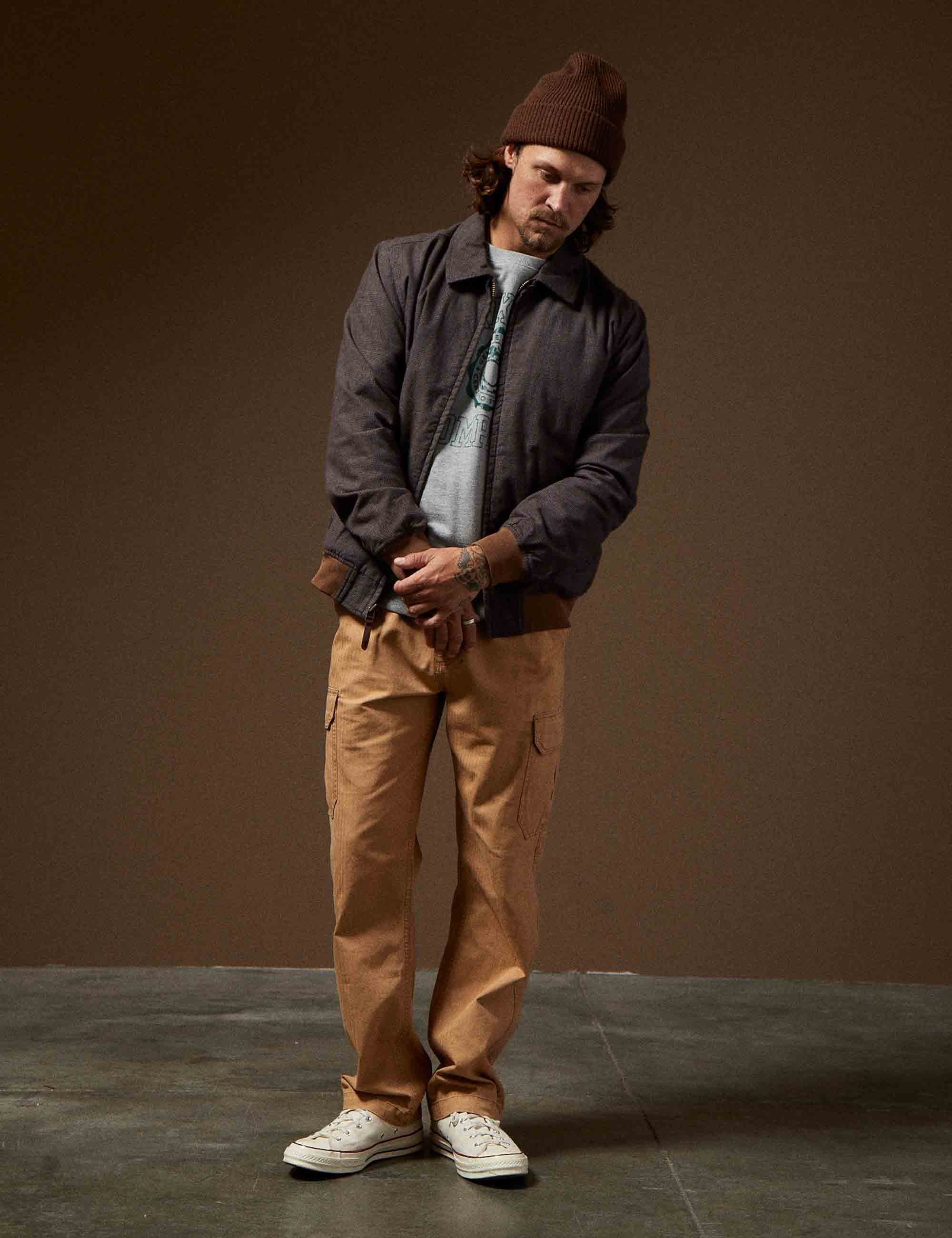 Mechanic Garage Zip Jacket - Washed Black - Image 5