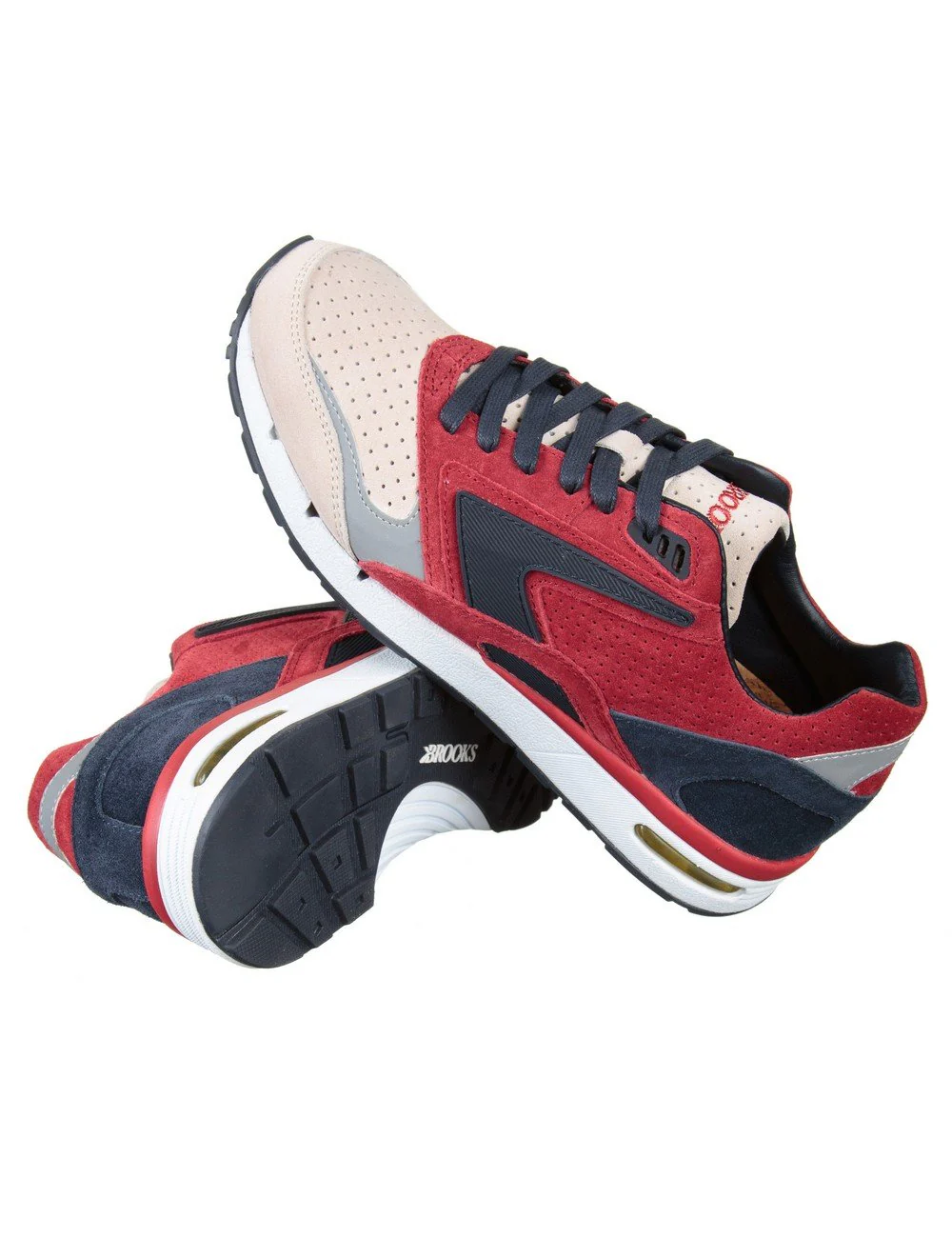X Ubiq Fusion Trainers - Jester Red/Dark Navy - Image 4