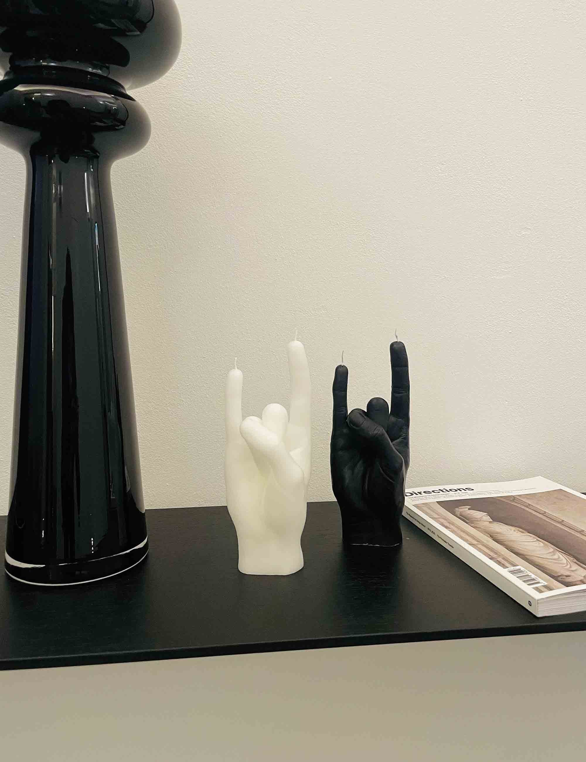 Rock You Hand Candle - White - Image 5