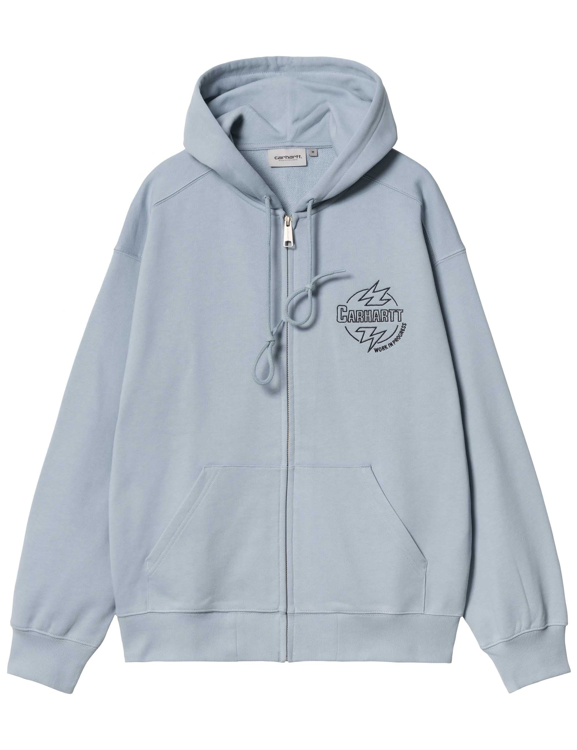 Ablaze Hooded Jacket - Misty Sky/Black - Image 2