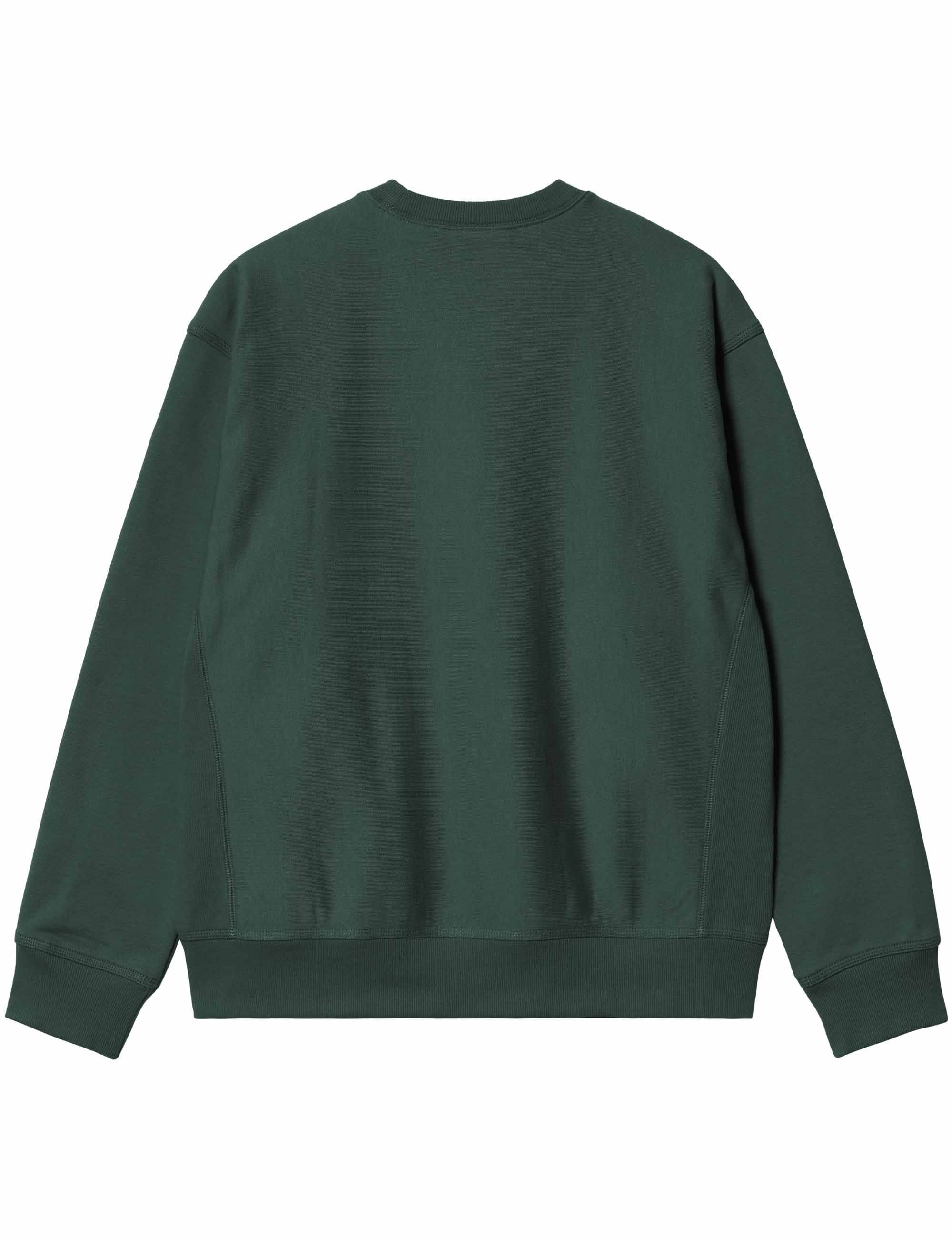 American Script Crew Sweat - Kale Green - Image 2