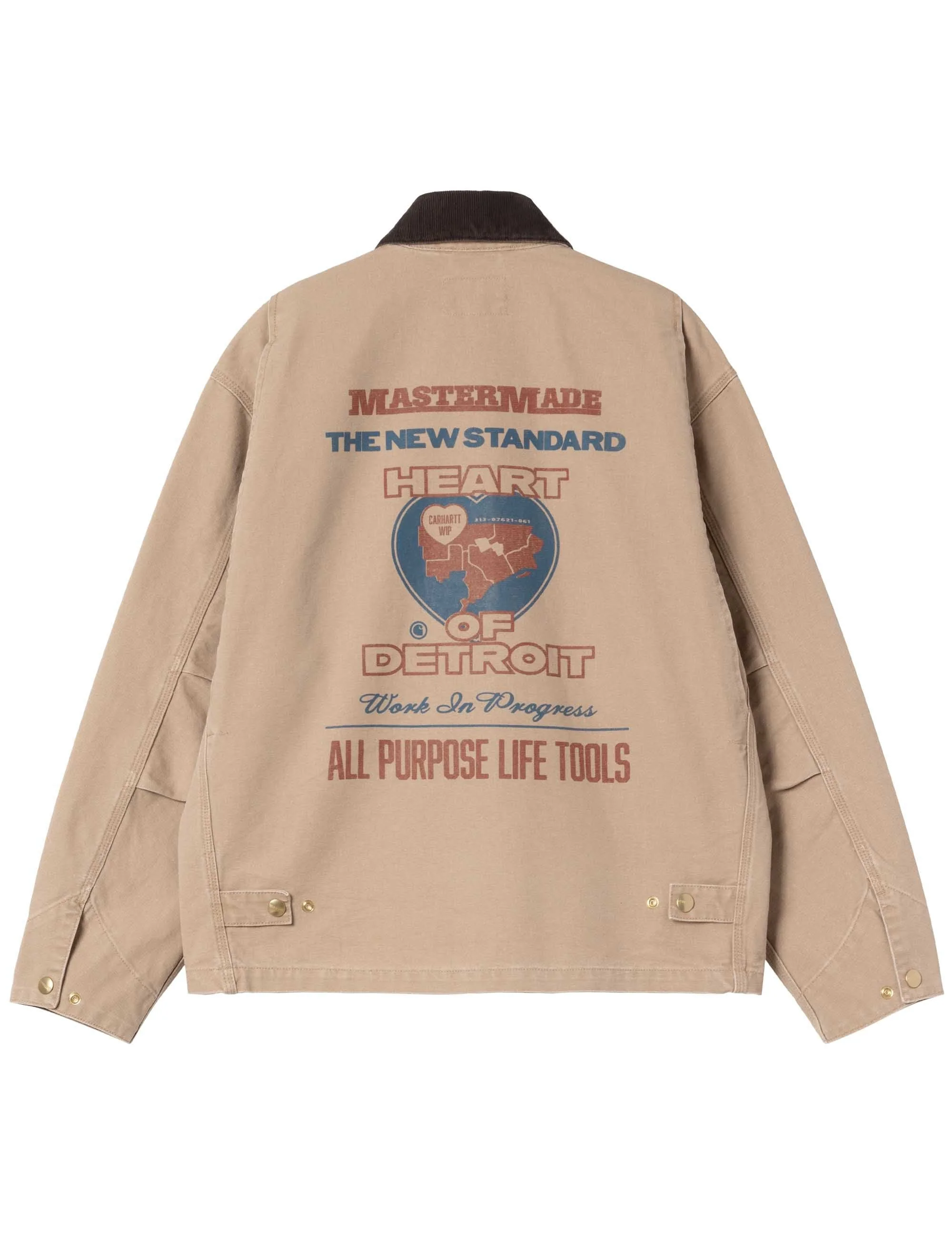 Arcan Graphic Jacket - Dusty H Brown/Tobacco - Image 2