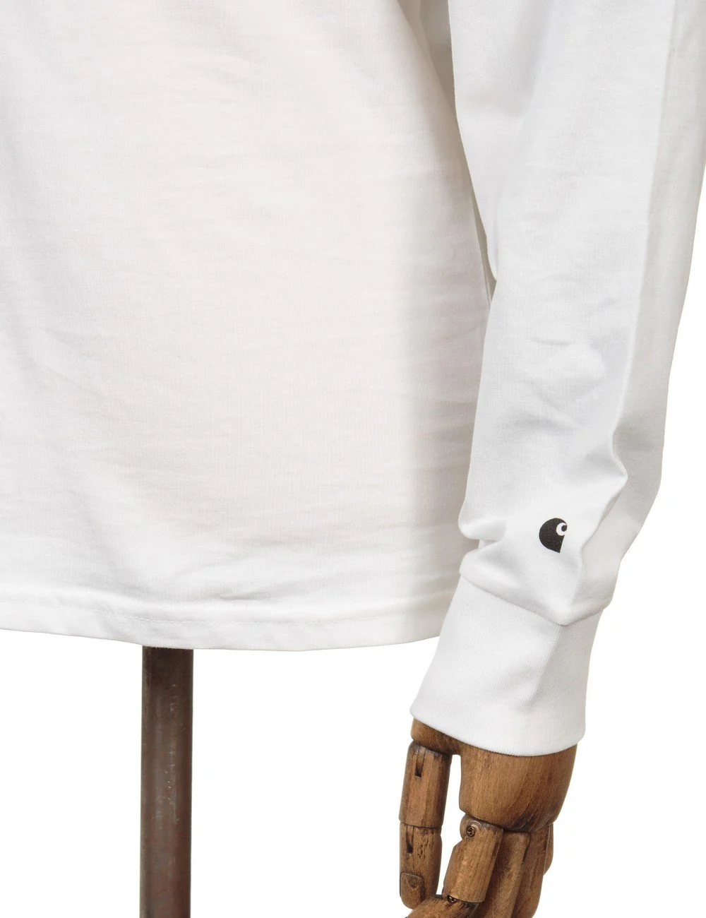 Base Long Sleeve T-Shirt - White - Image 5