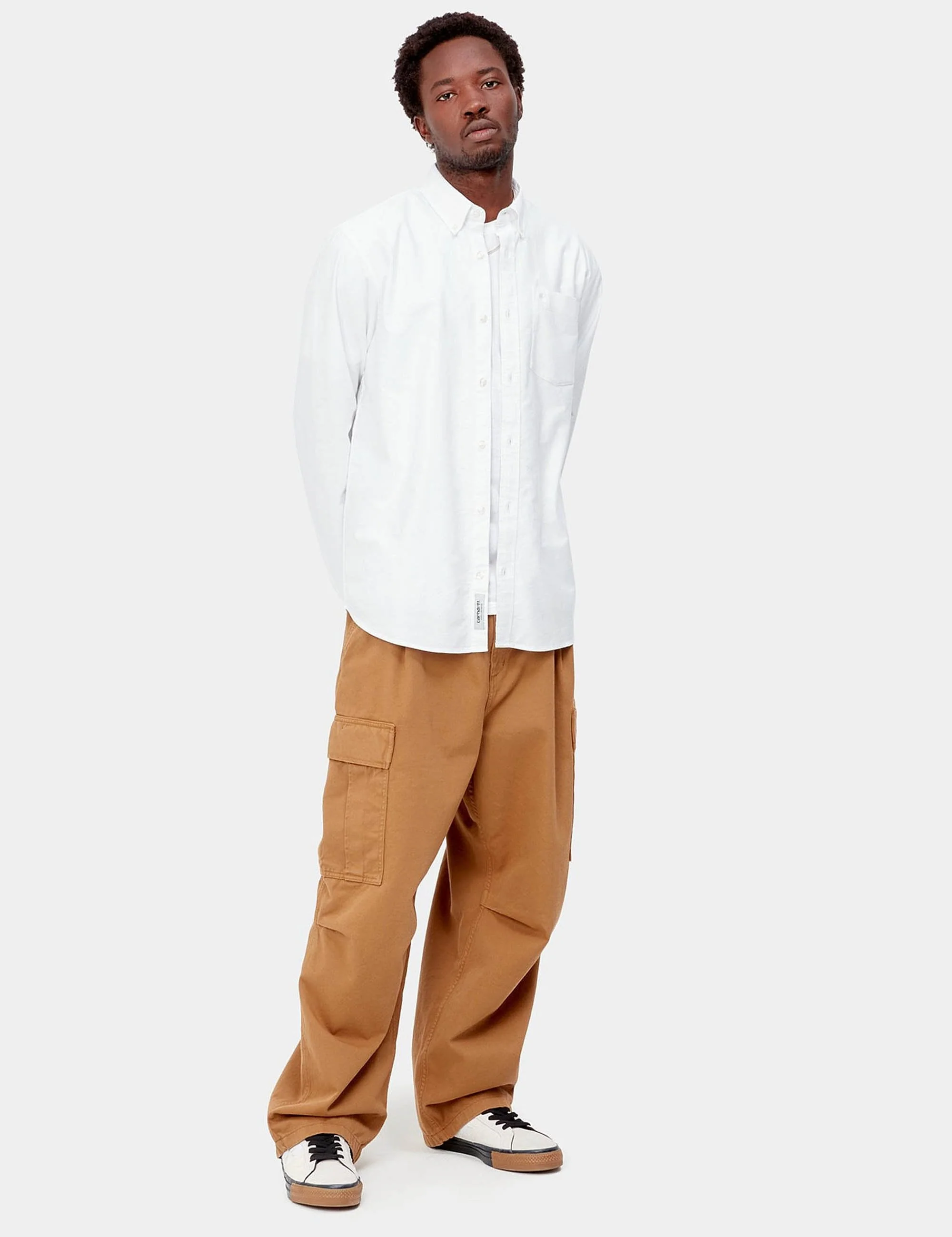 C-Logo Shirt - White/White - Image 6