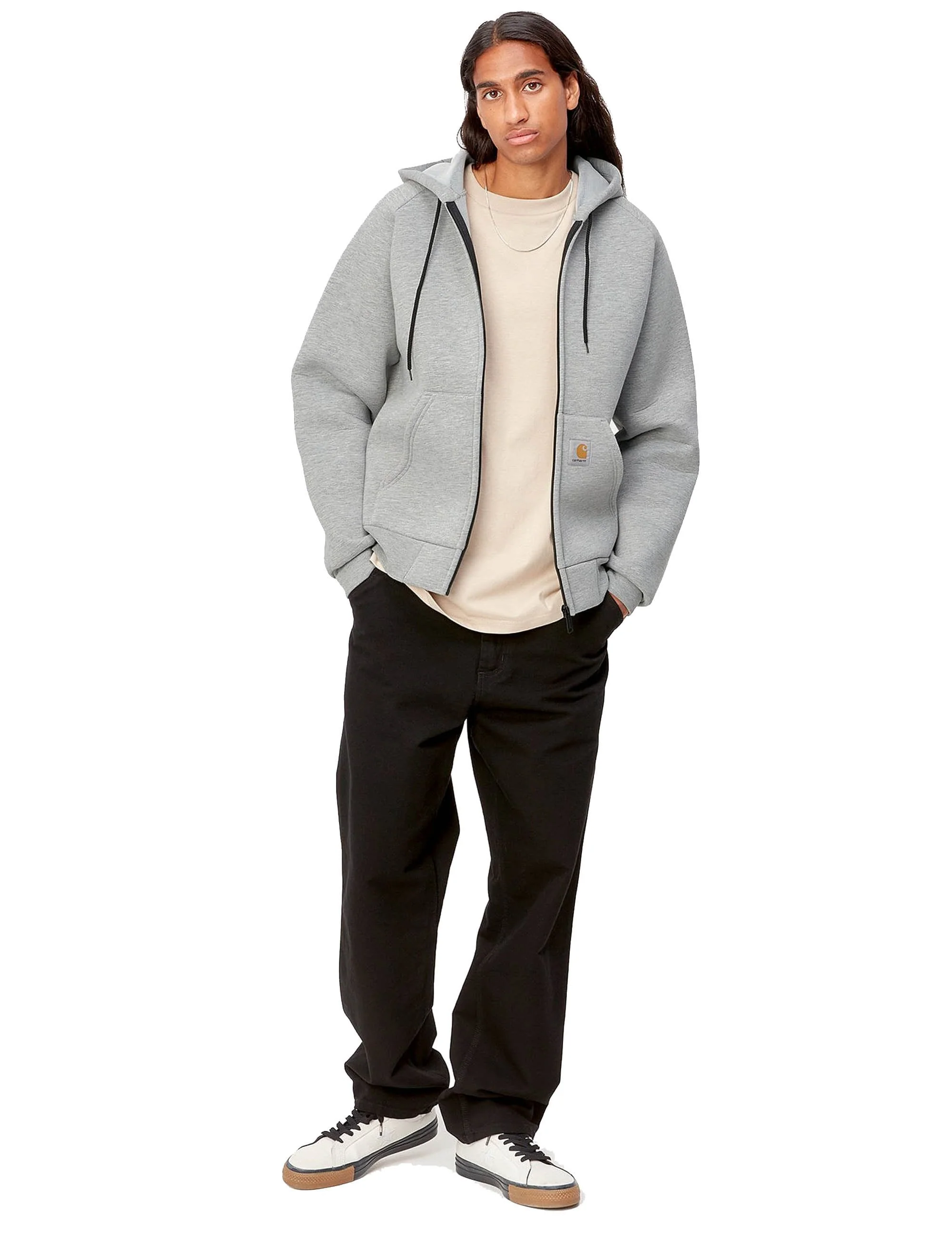 Car-Lux Hooded Jacket - Grey Heather - Image 6