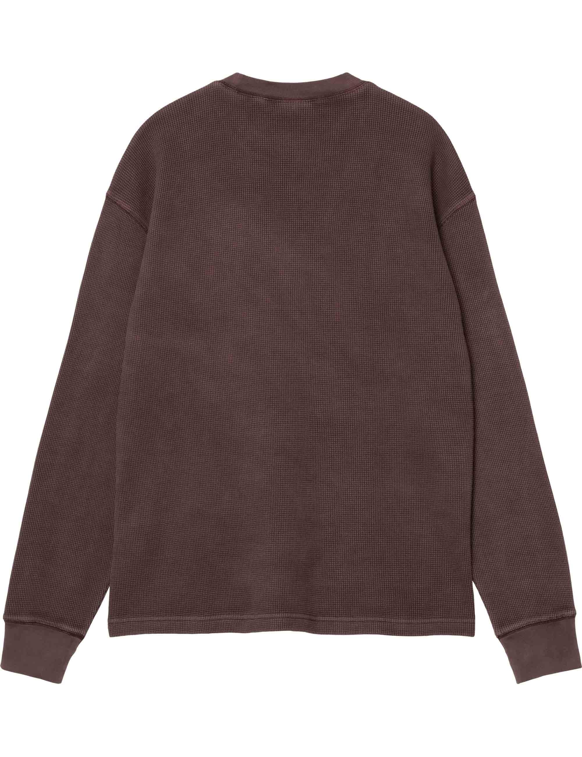 Vista Waffle Long Sleeve Top - Palisander (Garment Dyed) - Image 2