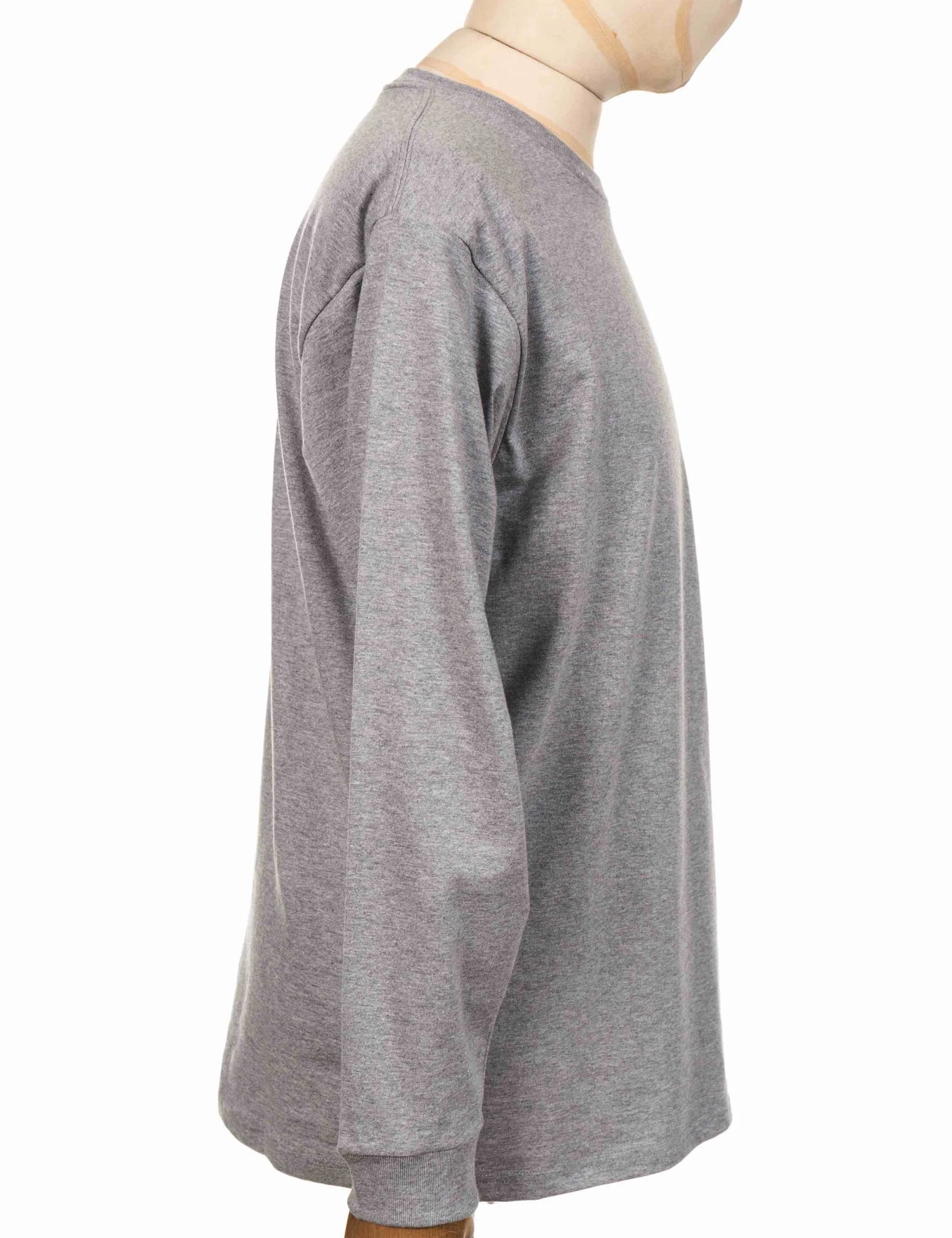 Chase Long Sleeve T-Shirt - Grey Heather/Gold - Image 7