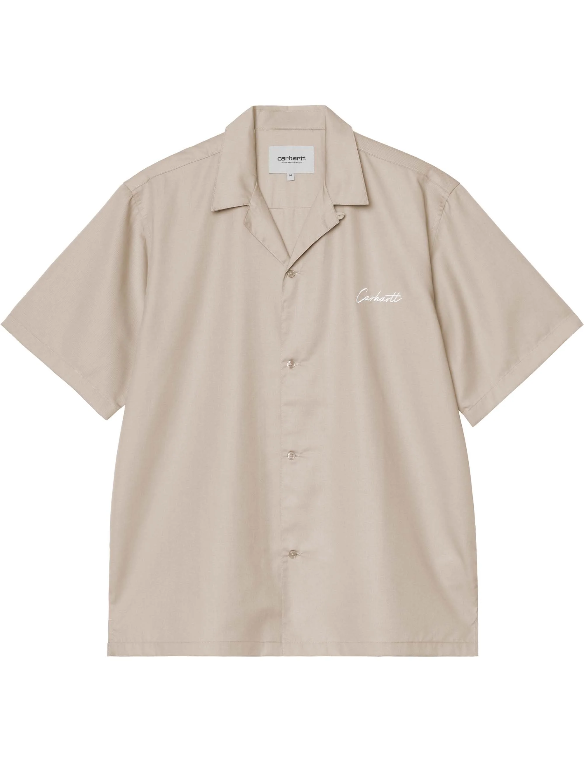 Delray Short Sleeve Shirt - Fleur de Sel/White
