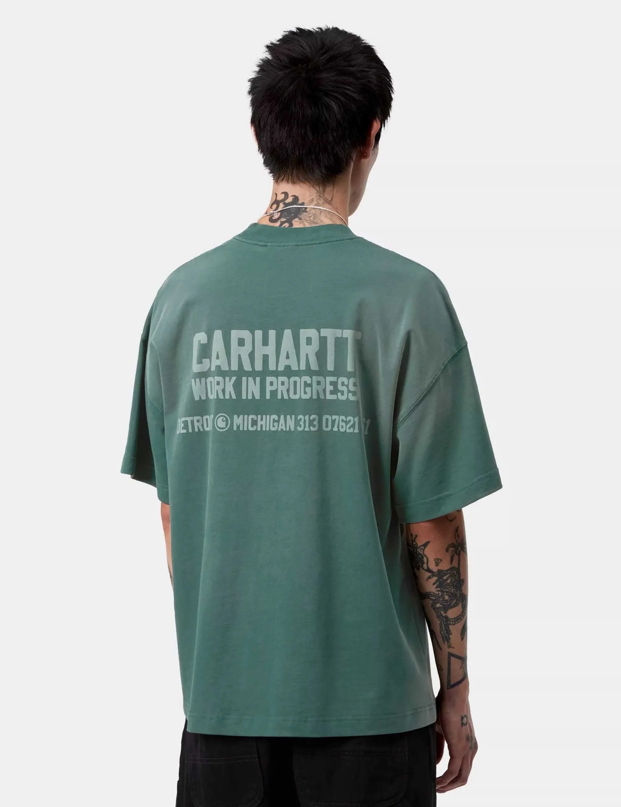 Distance T-Shirt - Dark Fir - Image 4