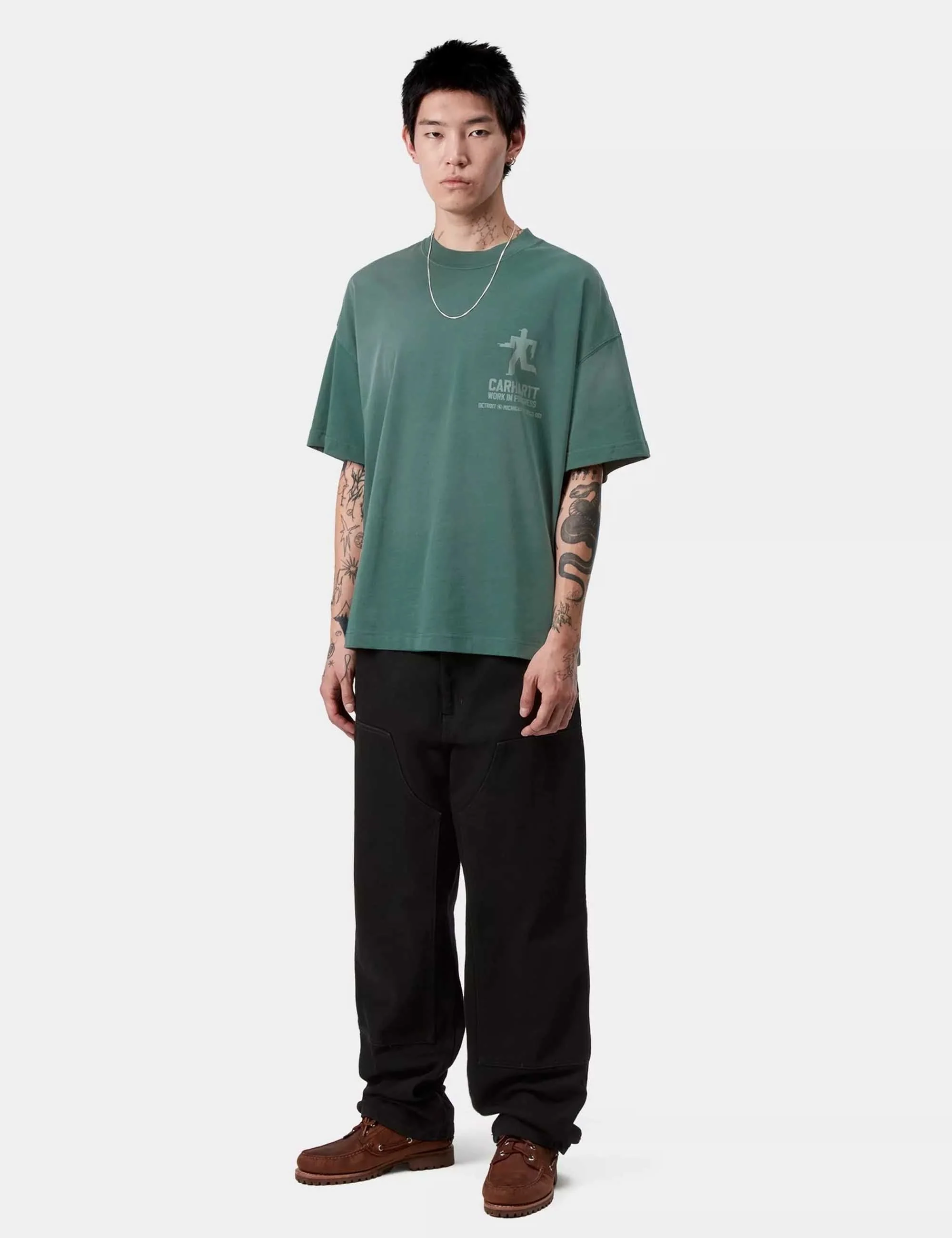 Distance T-Shirt - Dark Fir - Image 5