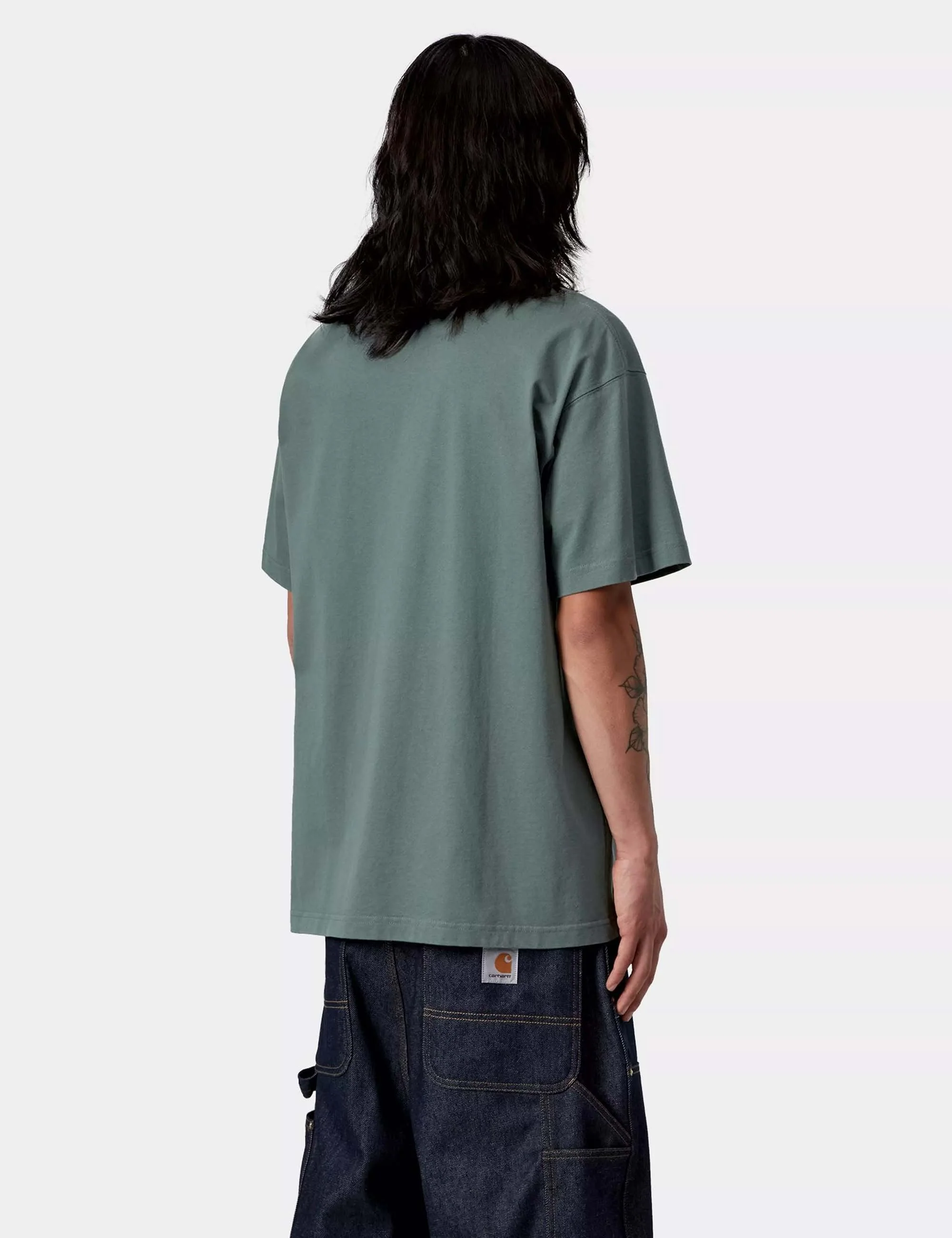 Heavy Duty T-Shirt - Velvet Green - Image 4