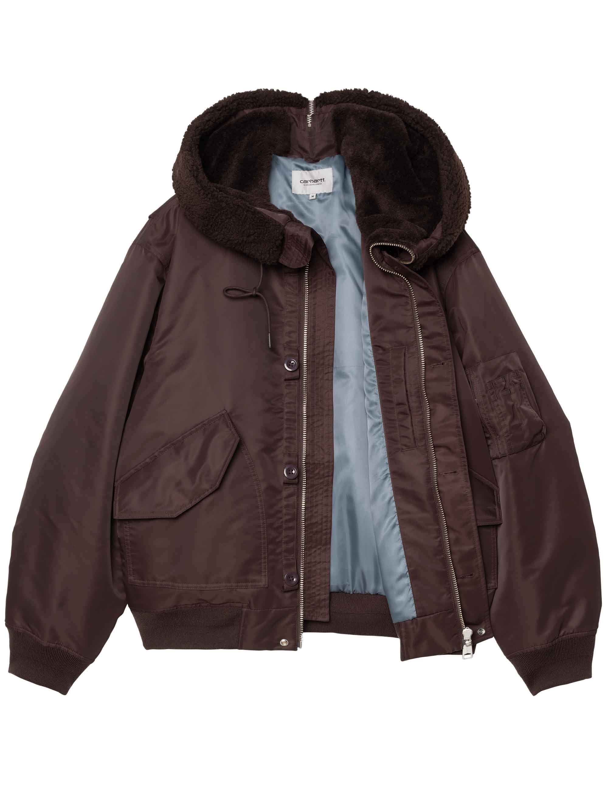 Hooded Oltera Bomber Jacket - Palisander/Angelite - Image 3
