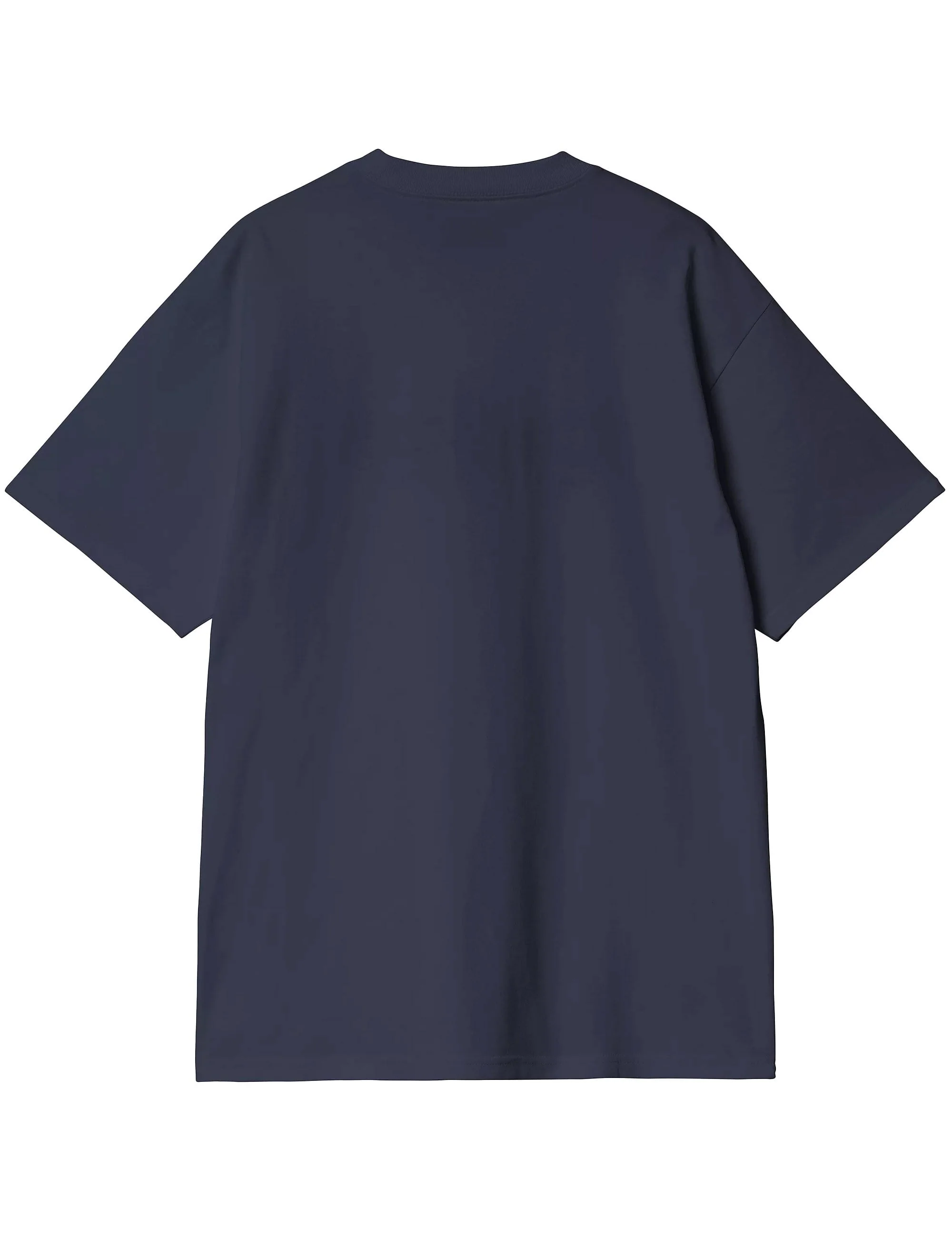 Label Script T-Shirt - Blue - Image 2