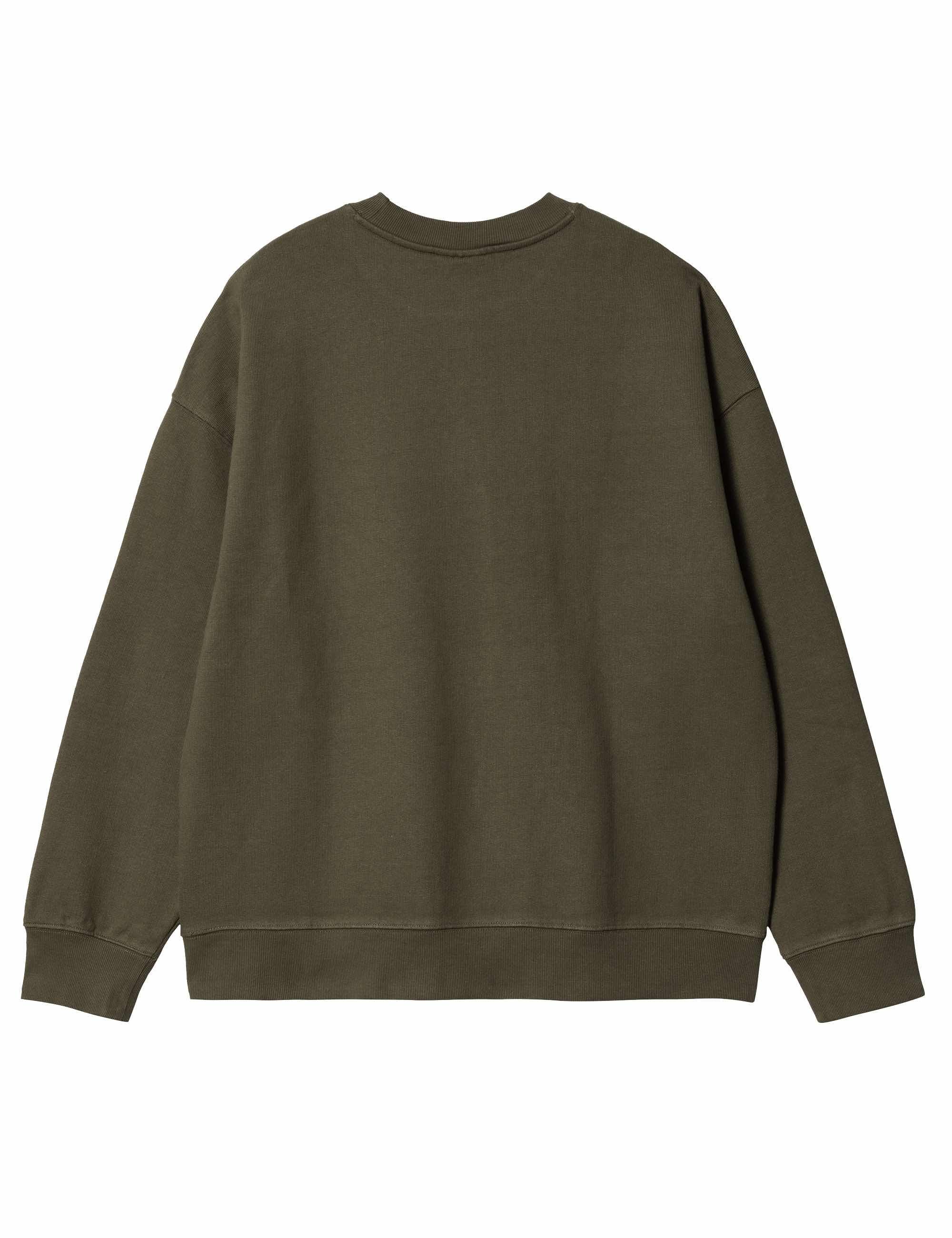Link Script Crew Sweat - Nettle/Black - Image 2