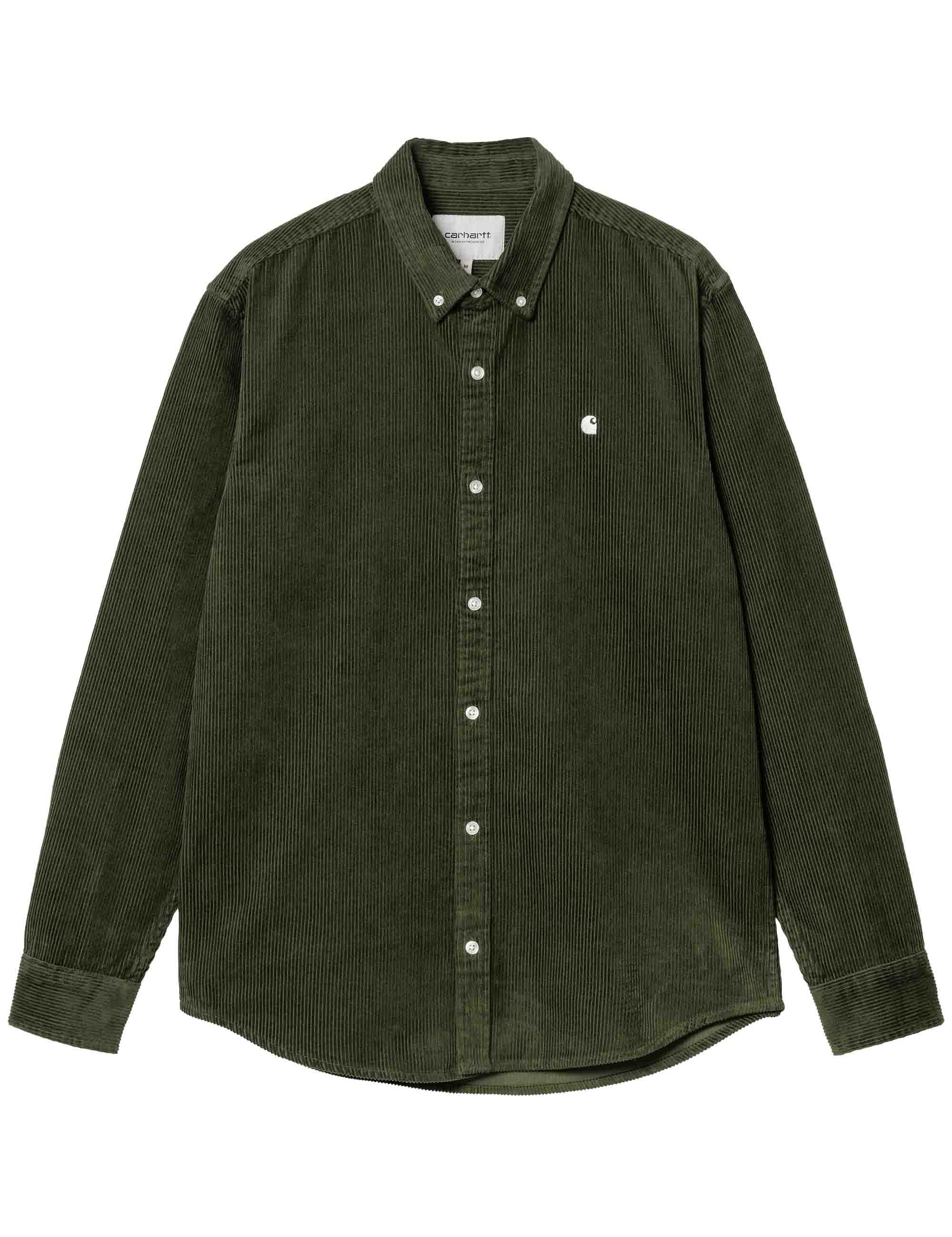 Madison Cord Shirt - Tarragon/Wax