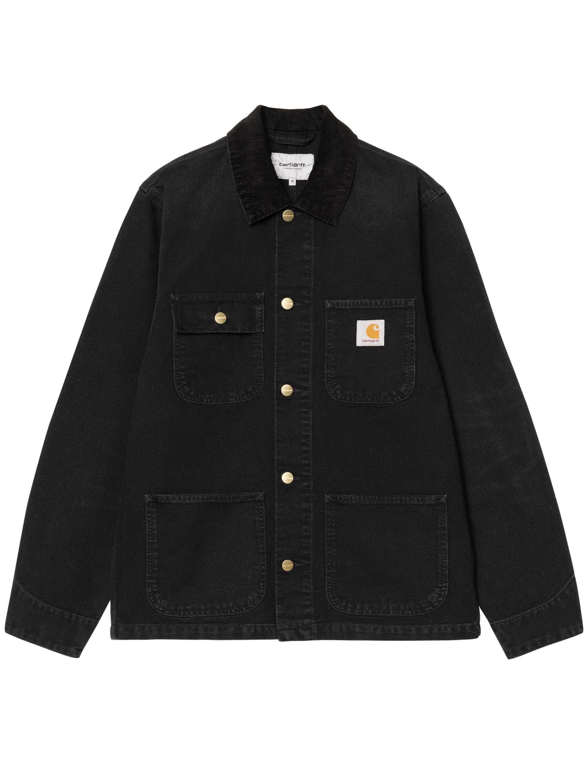 Michigan Coat - Black (Stone Wash)