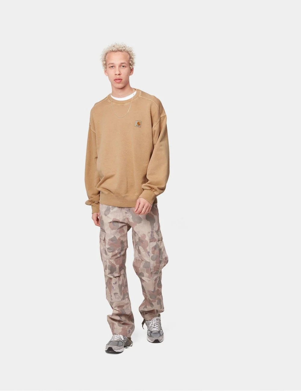 Nelson Crew Sweat - Dusty H Brown - Image 5