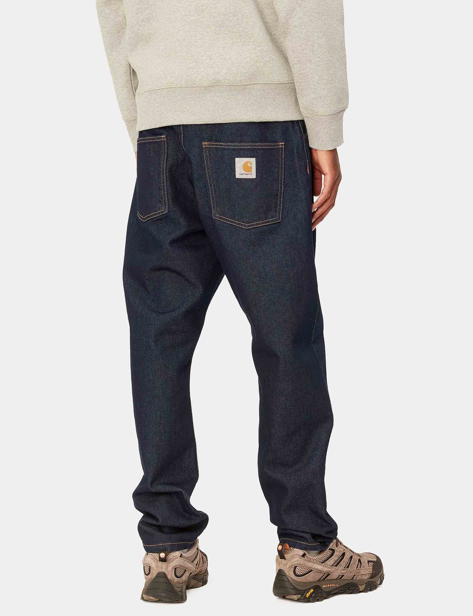 Newel Denim Pant - Blue, Rinsed One Wash - Image 4