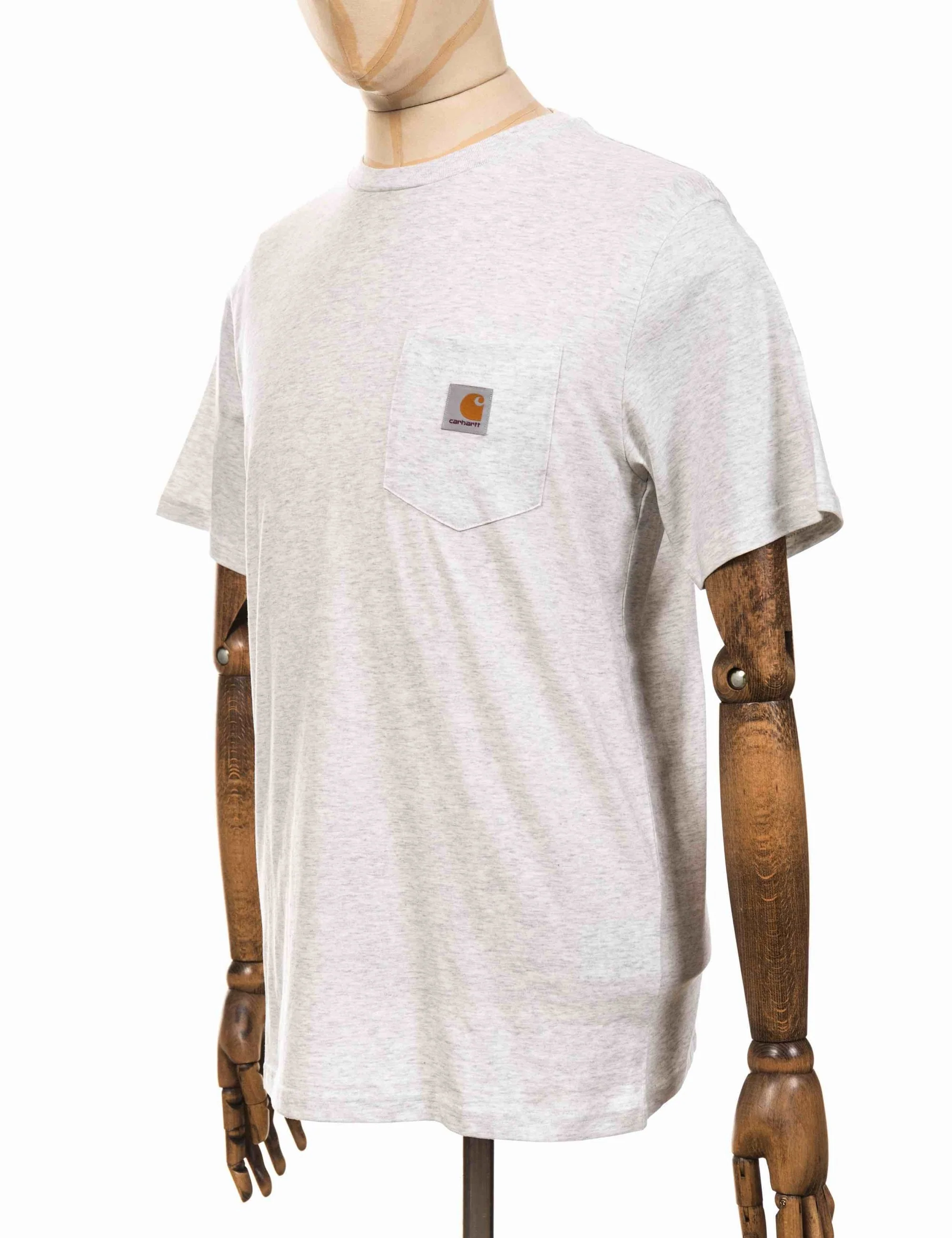 Pocket T-Shirt - Ash Heather - Image 6